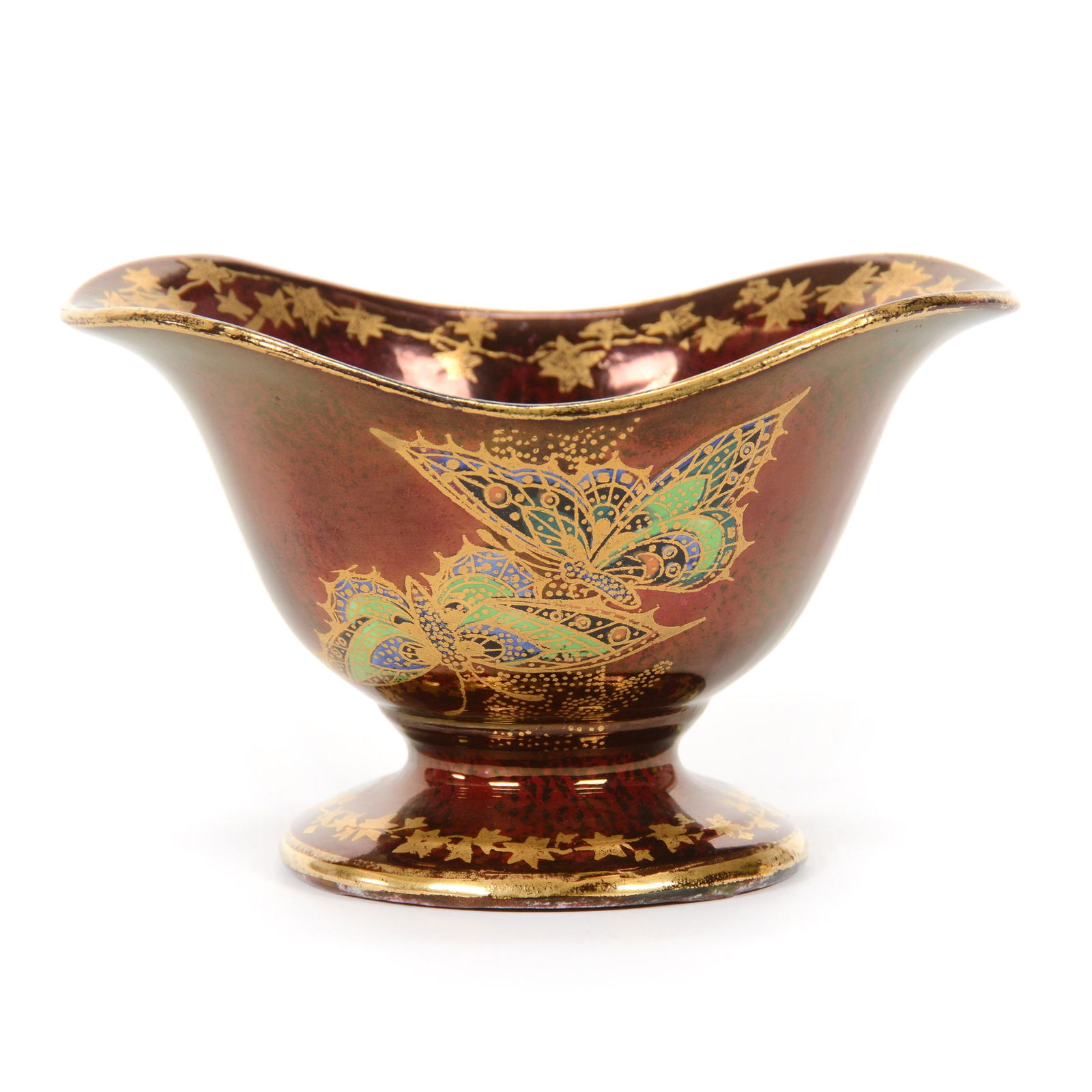 Bowl Marked Devon Sylvan Lustre Ware (1 of 3)