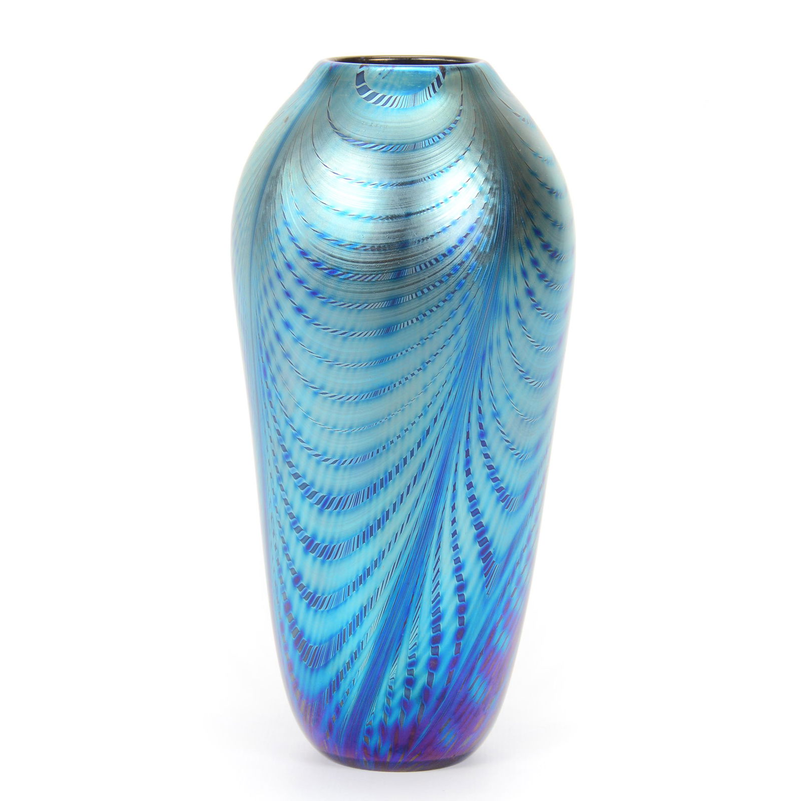 Vase, Contemporary Art Glass Dated 1988 (1 of 3)