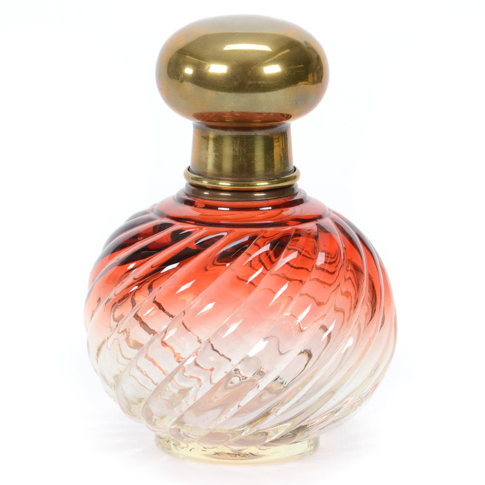 Cologne Bottle, Baccarat Rose Tiente Swirl (1 of 4)