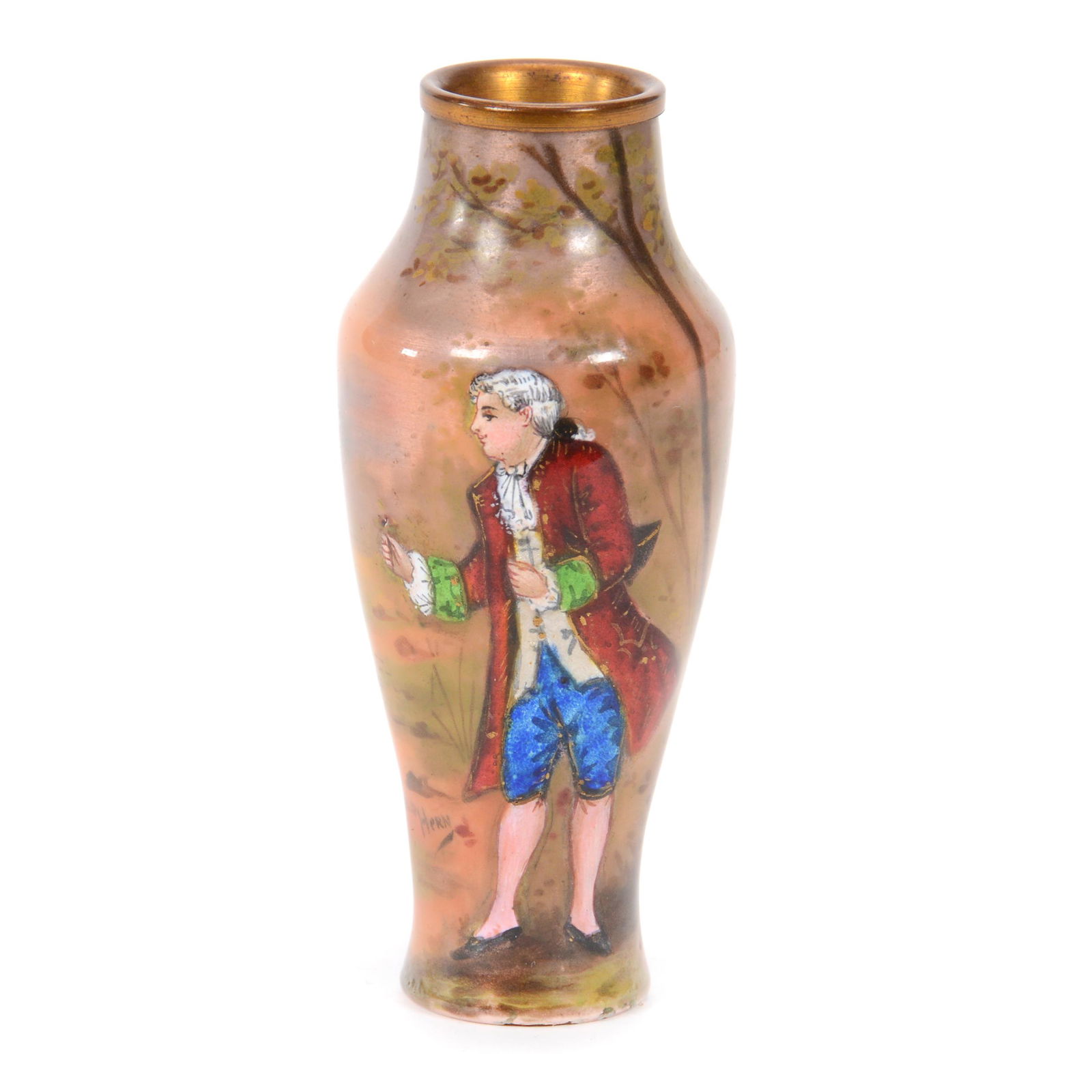 Vase, French Enamel (1 of 4)