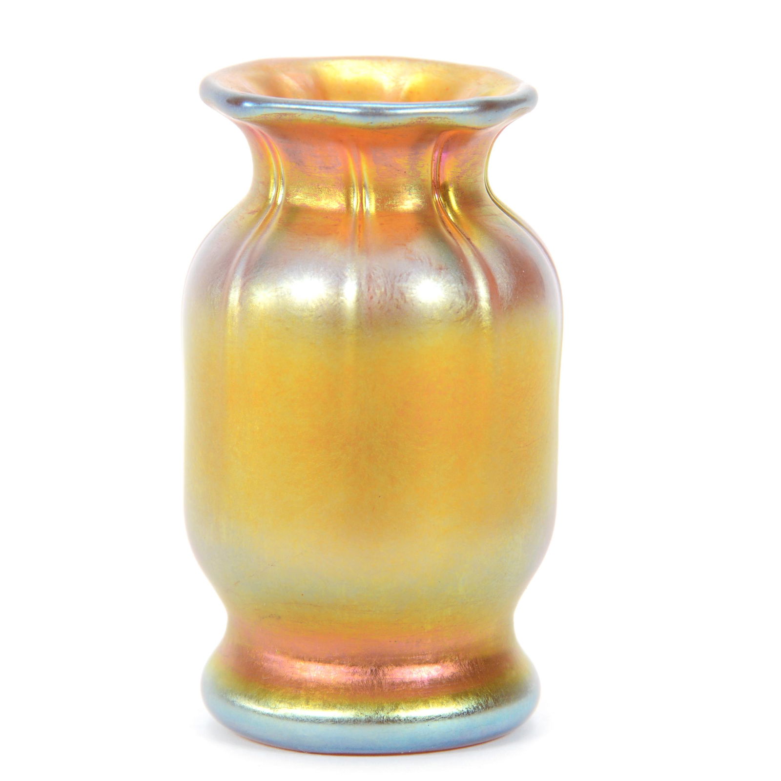 Vase, Contemporary Tiffany Style Art Glass (1 of 3)