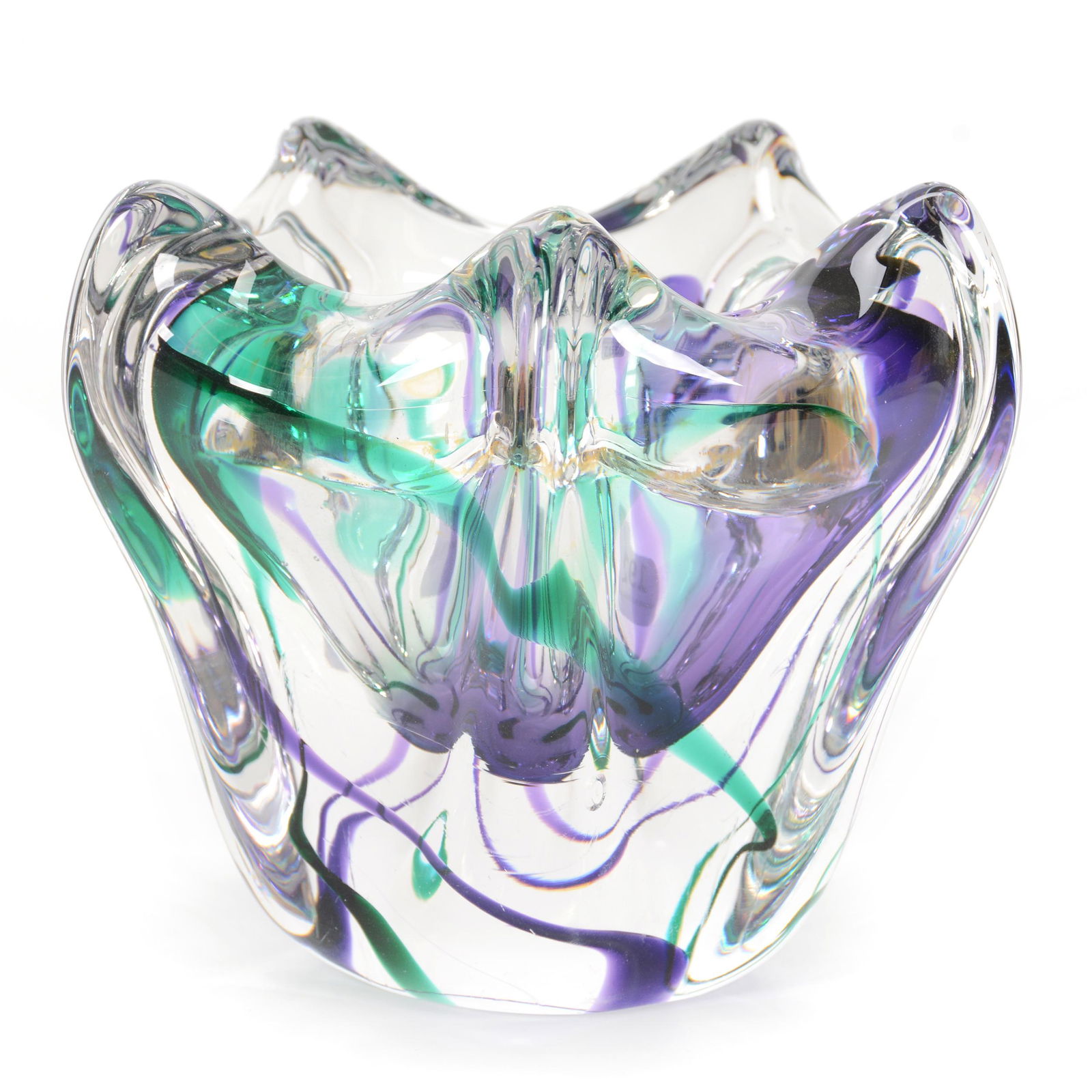 Paperweight Vase, Contemporary Art Glass, Signed (1 of 3)