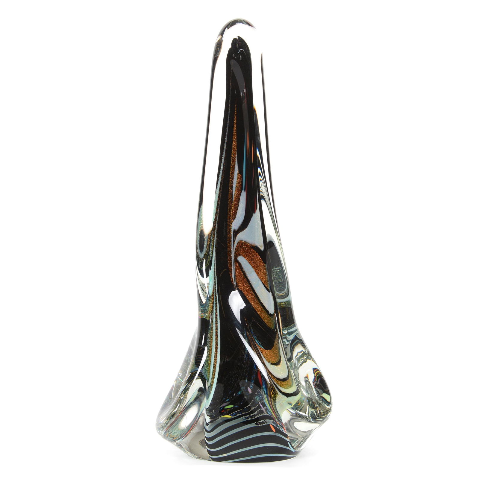 Free Form Contemporary Art Glass Sculpture (1 of 3)