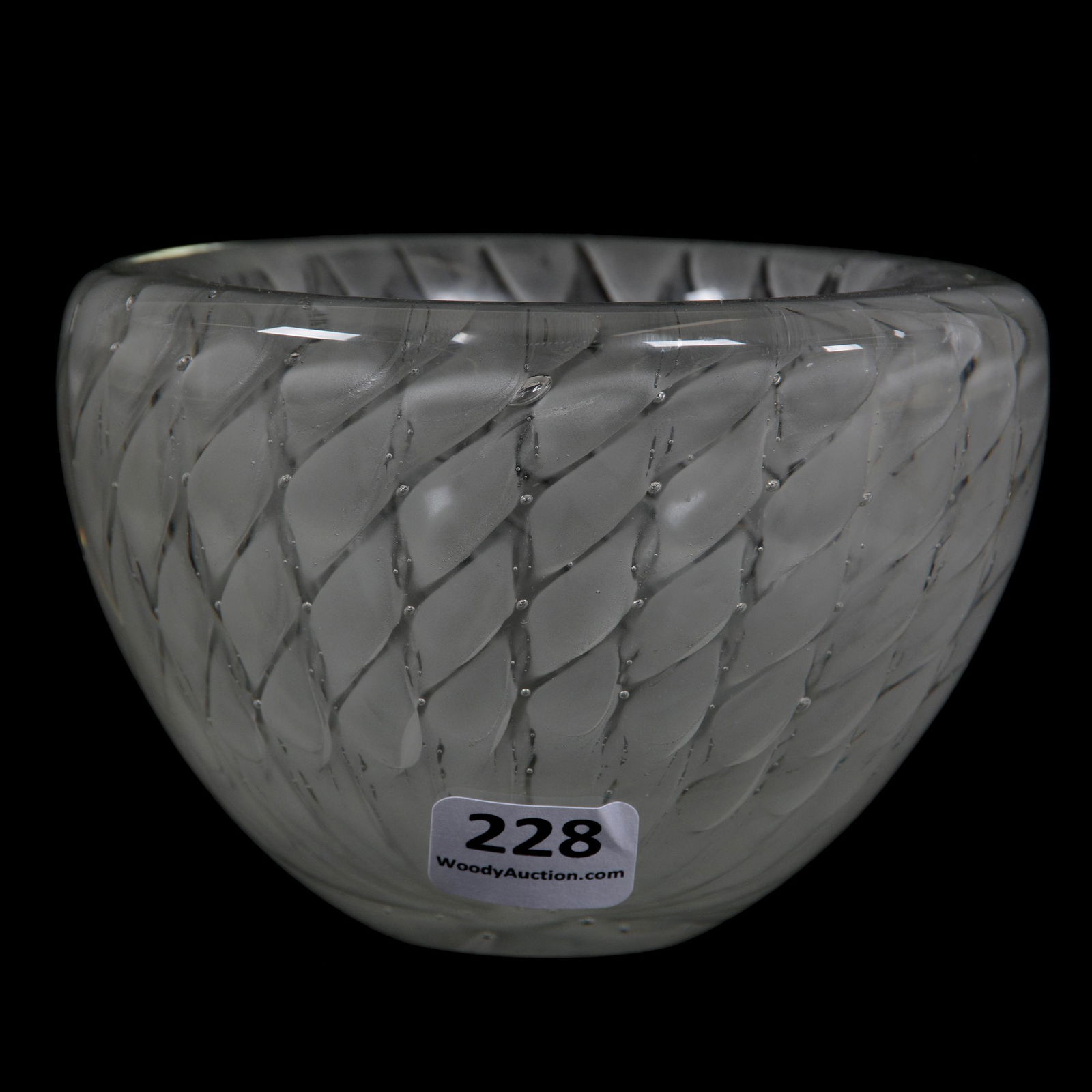 Bowl Signed Kosta Boda Contemporary Art Glass (1 of 3)