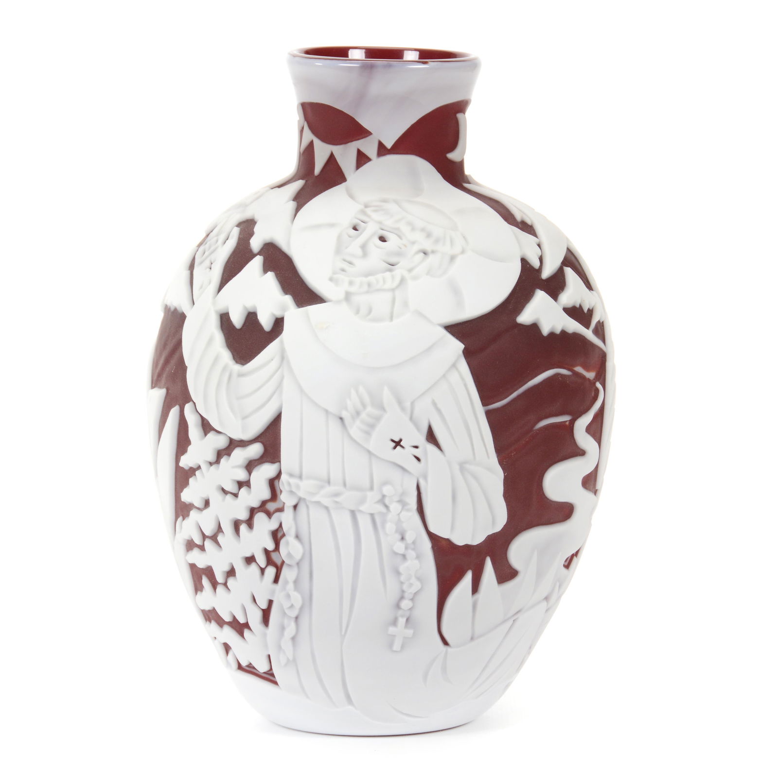 Vase, Contemporary Cameo By Satava Glass Studios (1 of 4)