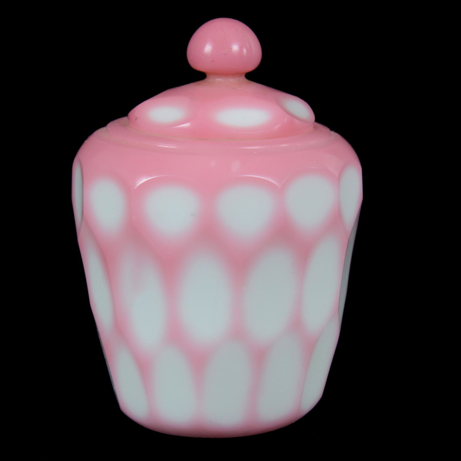 Covered Jar, Peking Cameo Art Glass (1 of 3)