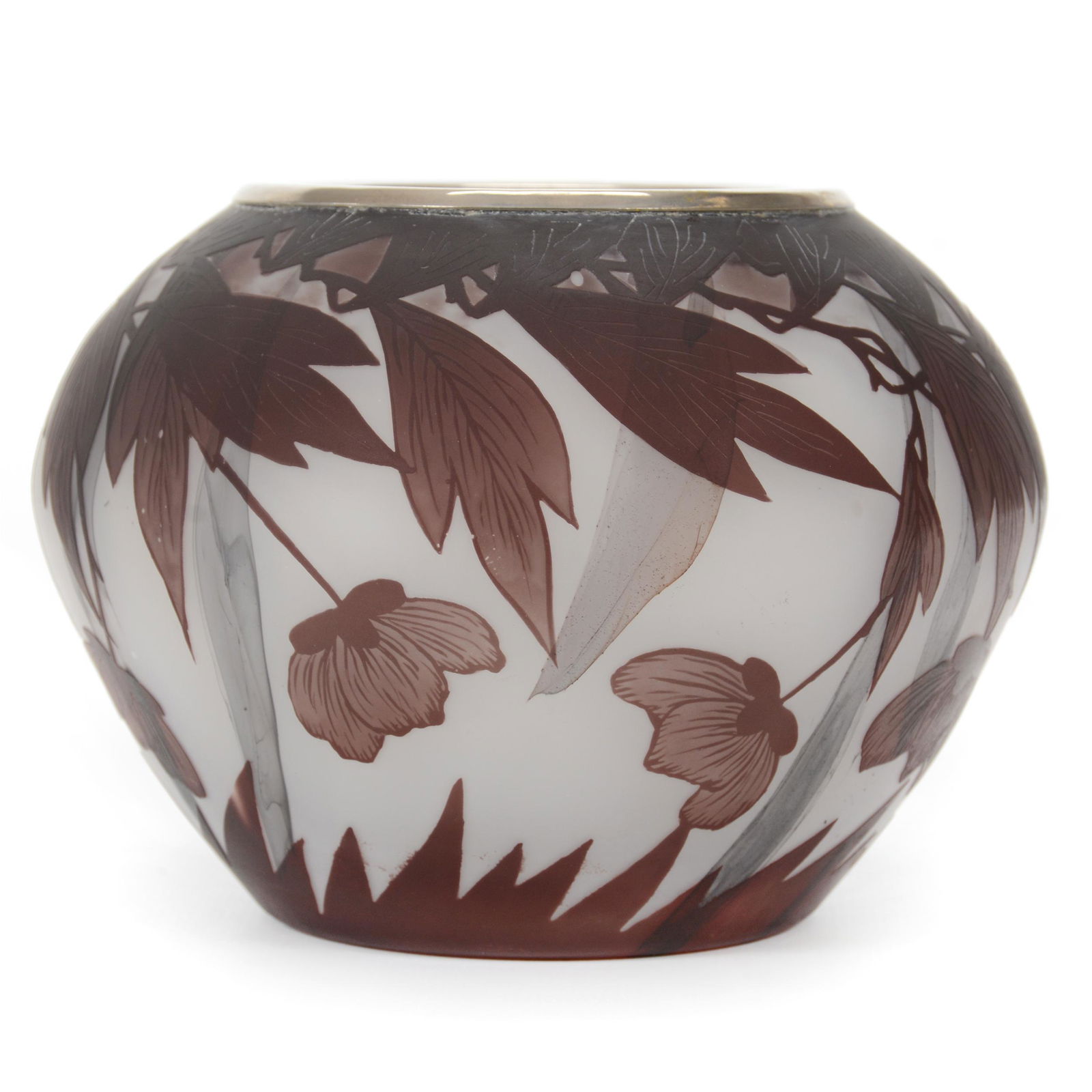 Vase, French Cameo Art Glass Signed G. Raspiller (1 of 4)