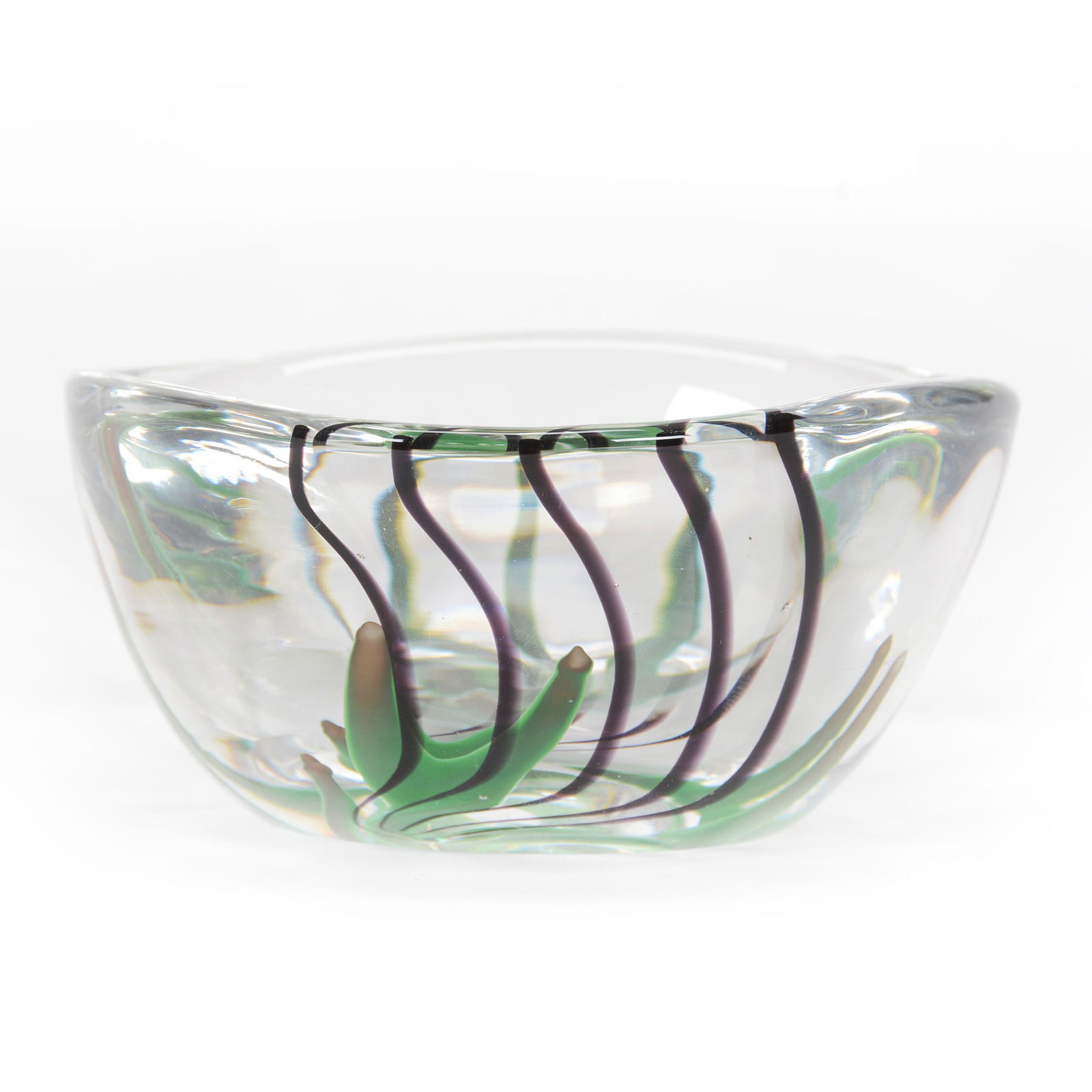 Bowl Signed Kosta Boda Contemporary Art Glass (1 of 3)