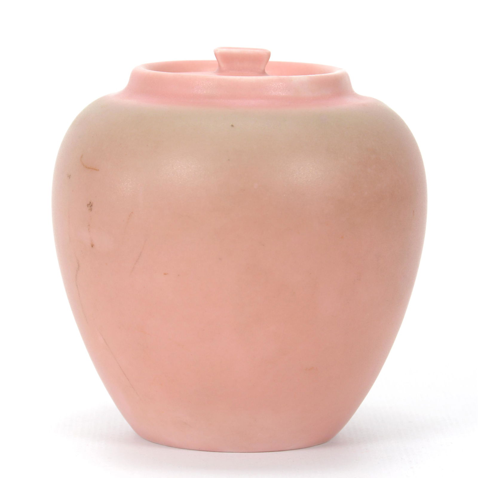 Covered Jar Signed Rookwood Art Pottery (1 of 3)