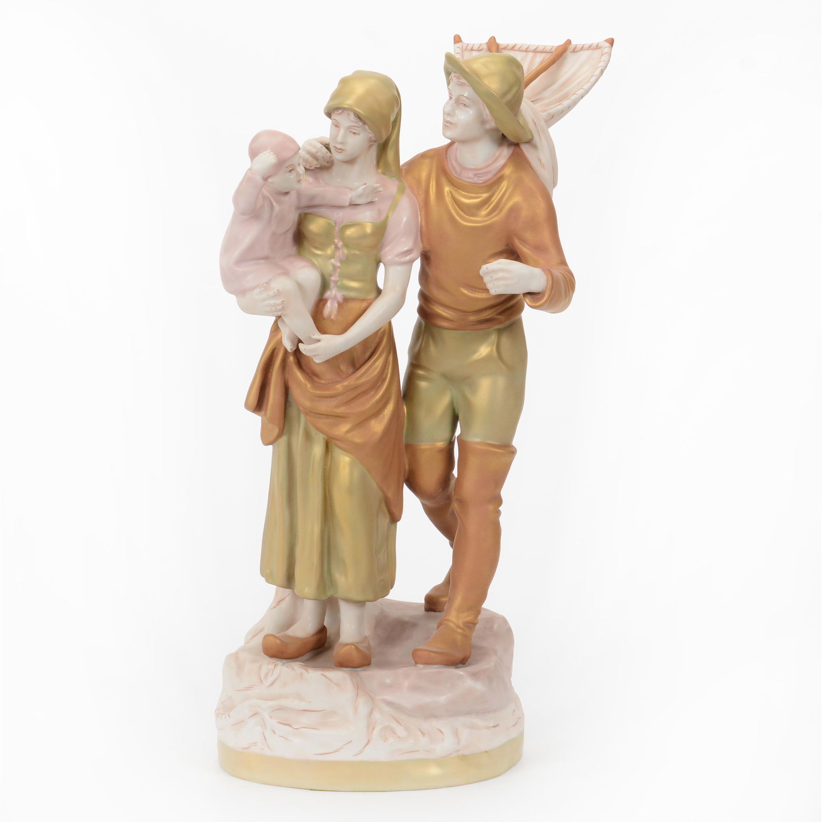 Figural Group Marked Royal Dux #1058 (1 of 3)