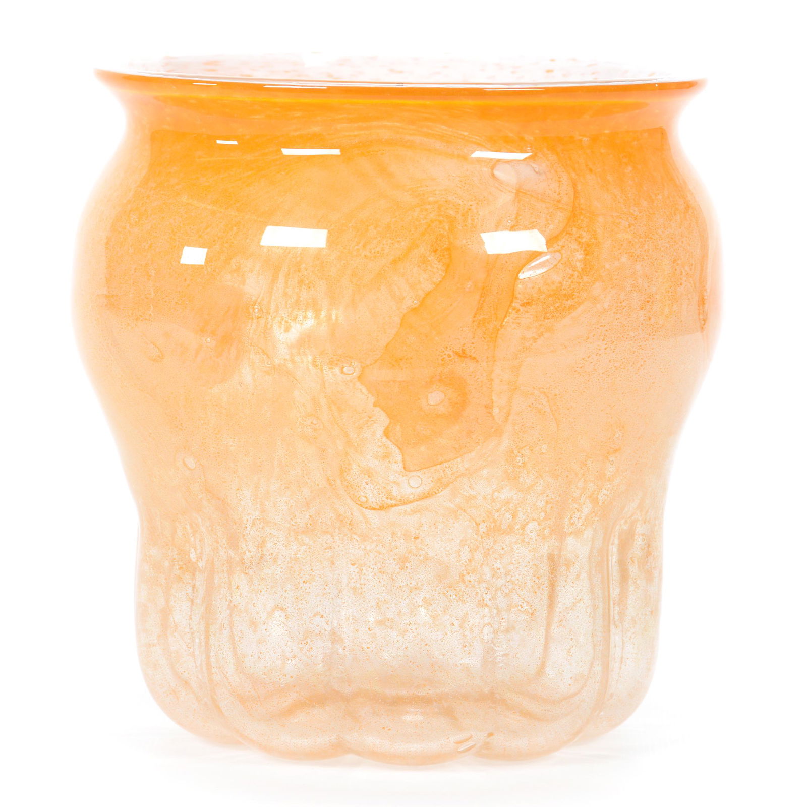 Vase, British Art Glass Signed Gray-Stan, Ca. 1930's (1 of 3)