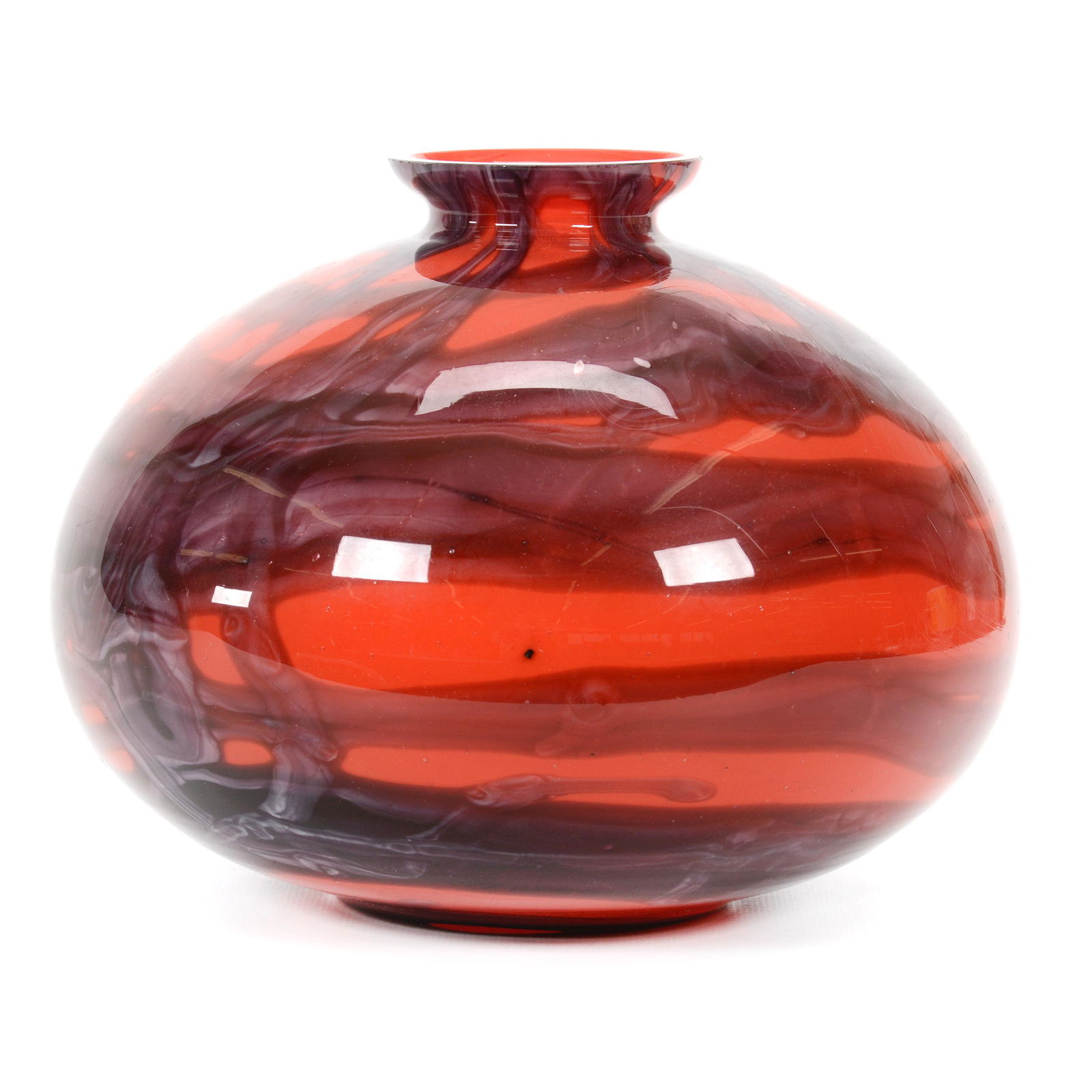 Vase Signed Czechoslovakia Art Glass (1 of 3)