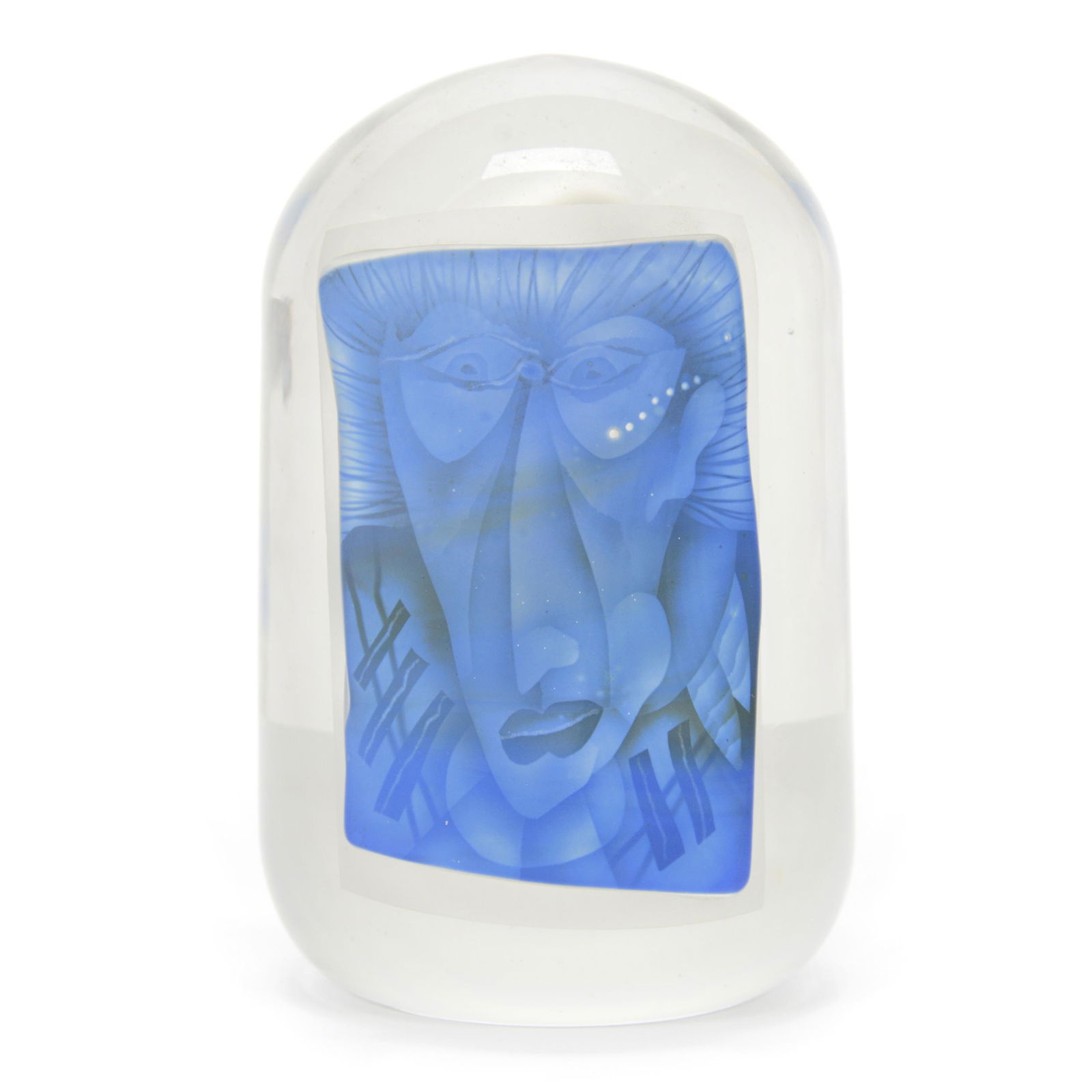 Paperweight Contemporary Glass Signed Pawel Borowski (1 of 3)