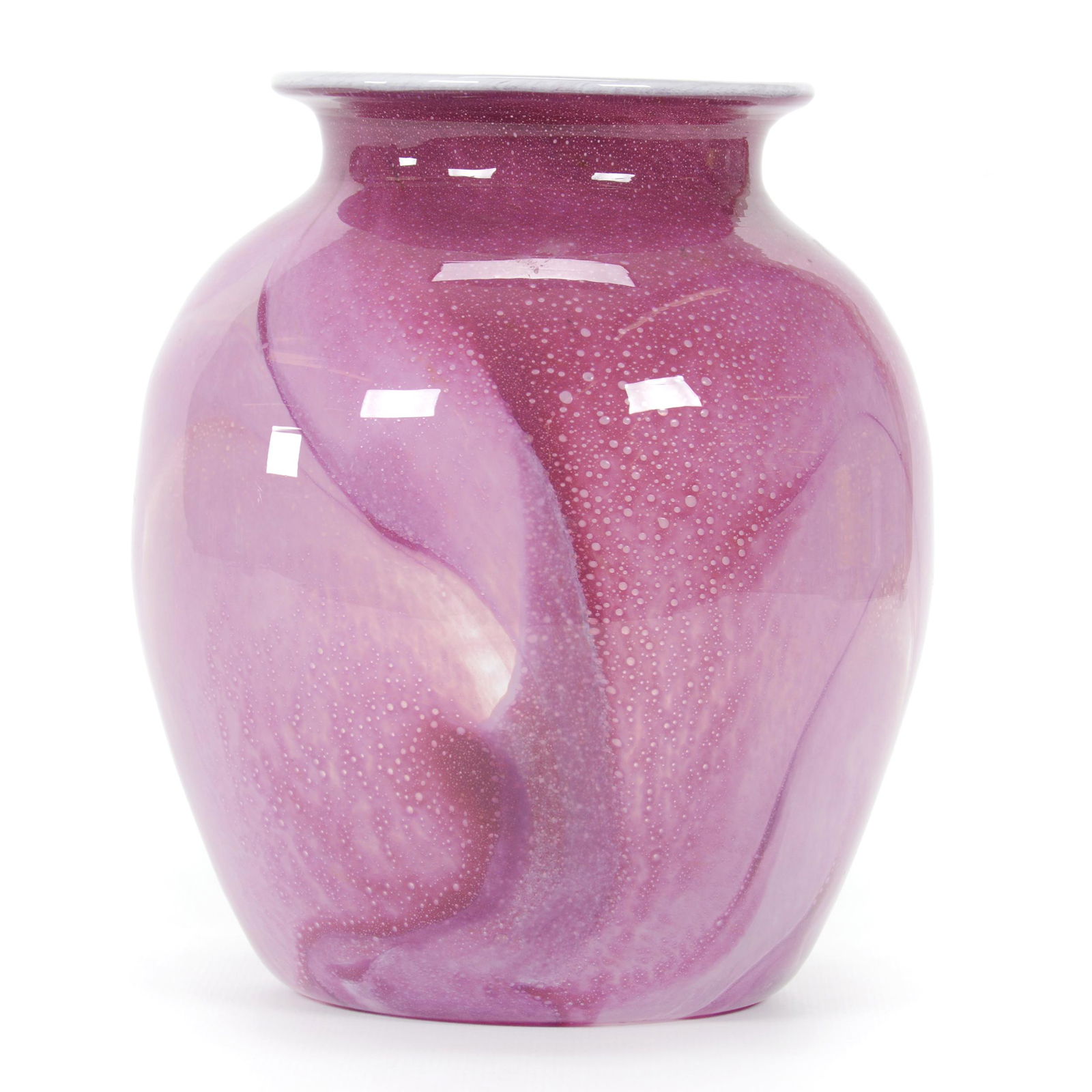 Vase, British Art Glass Signed Gray-Stan, Ca. 1930's (1 of 4)