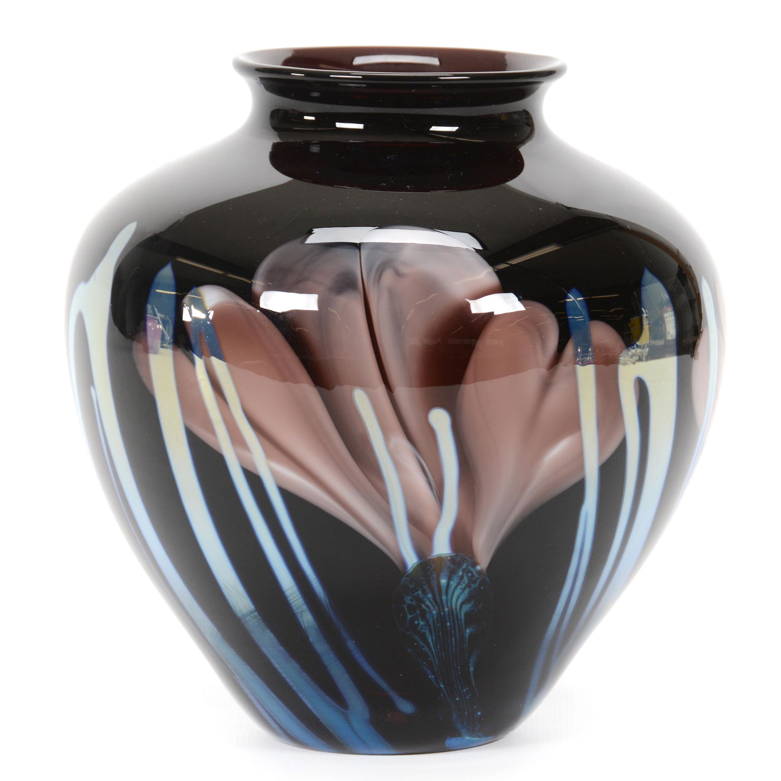 Vase, Contemporary Art Glass Signed Rick Satava (1 of 4)