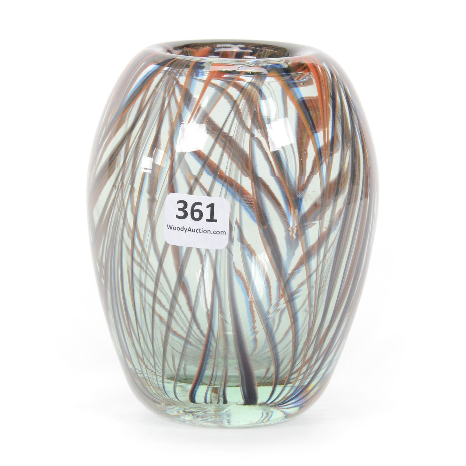 Vase Signed Labino Contemporary Art Glass (1 of 3)