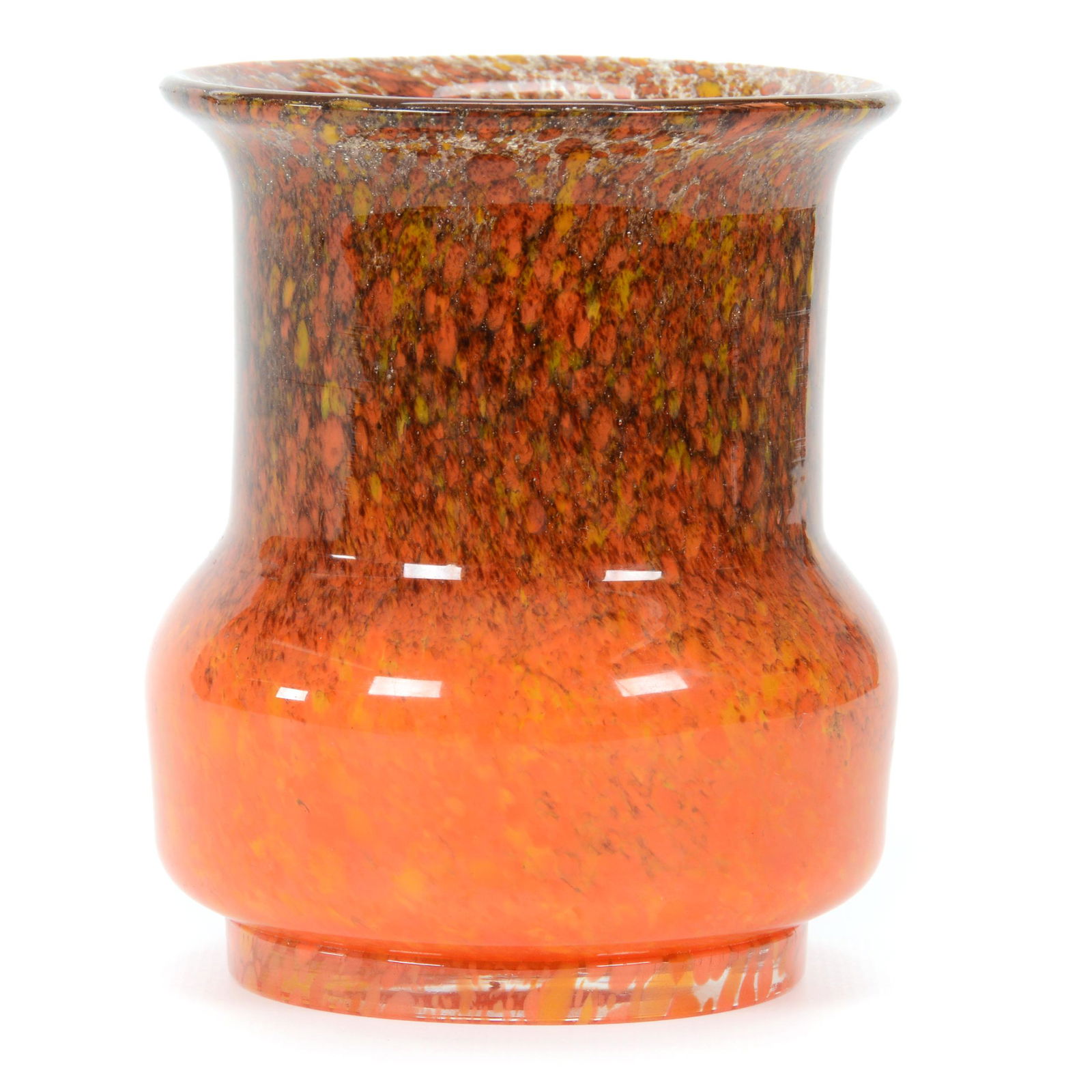 Vase, Unmarked Monart Art Glass (1 of 3)