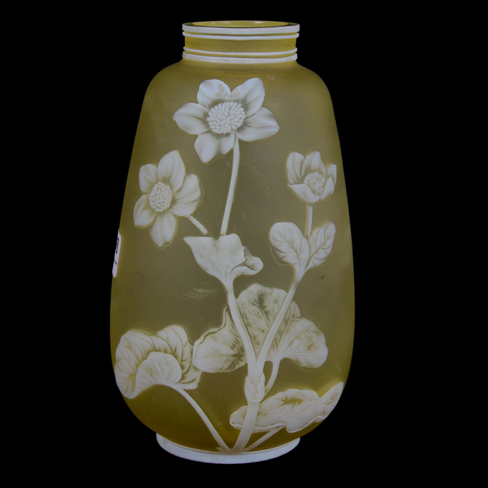 Vase, English Cameo Art Glass, Unmarked (1 of 4)