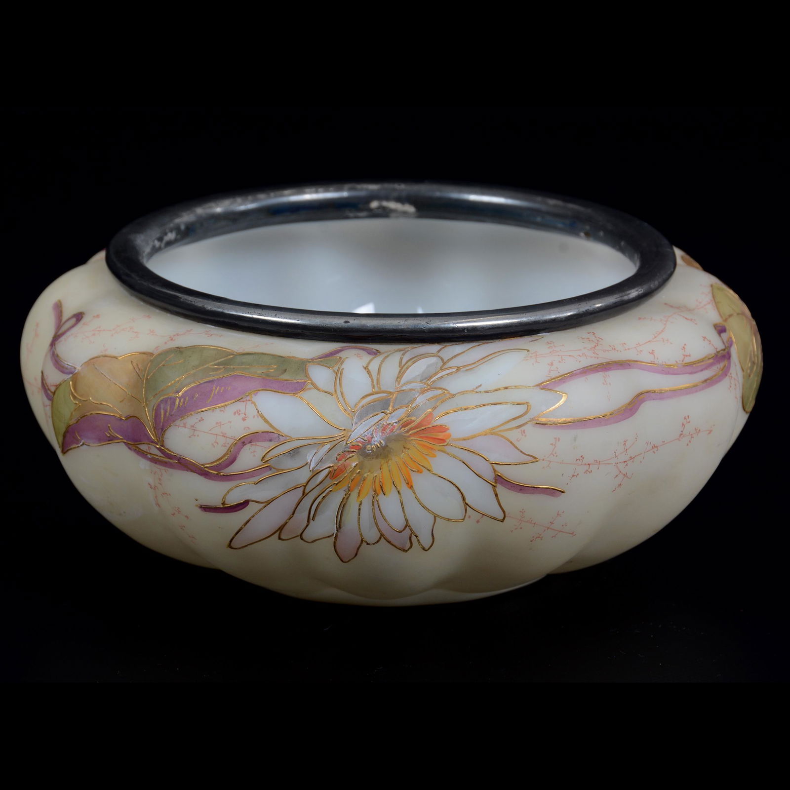 Bowl Signed Smith Brothers Art Glass (1 of 3)