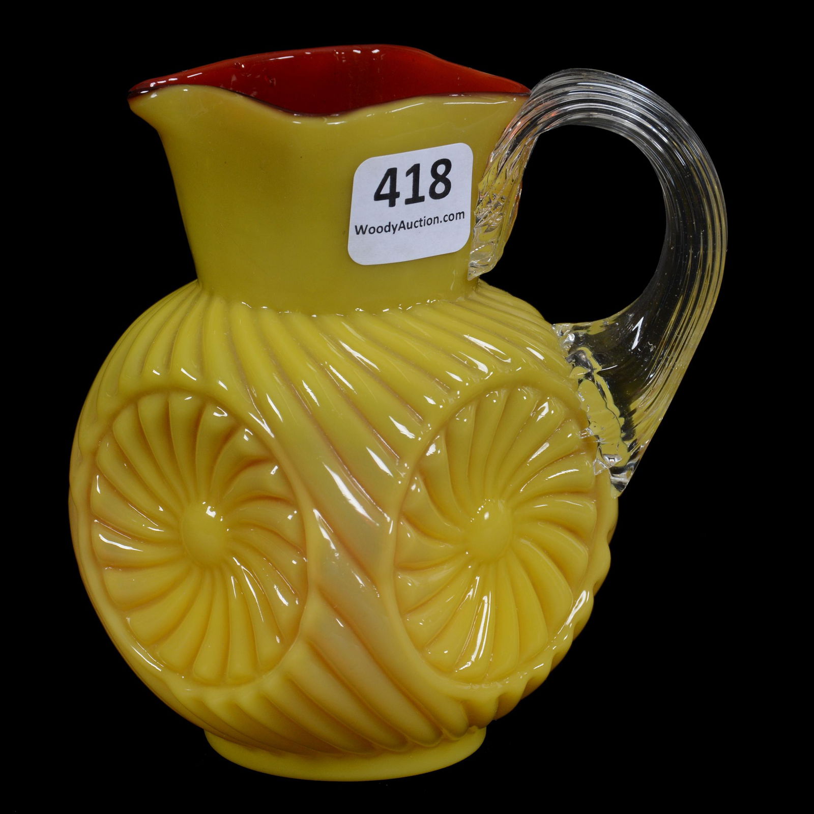Pitcher, Cased Art Glass (1 of 3)