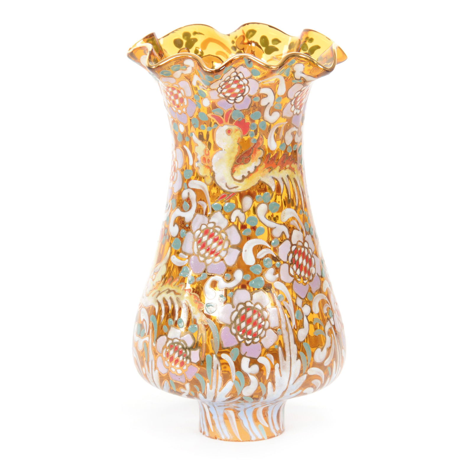 Lamp Shade, Spanish Art Glass (1 of 4)