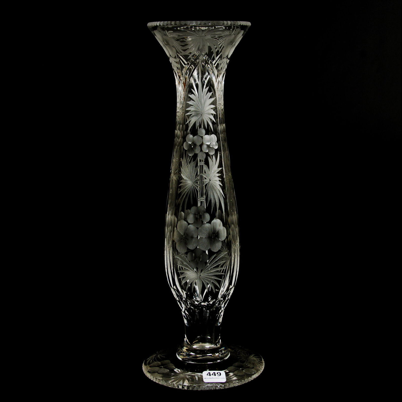 Pedestal Vase, ABCG, Signed Libbey (1 of 3)