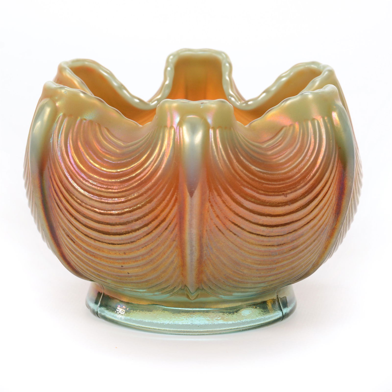 Rose Bowl, Northwood Carnival Glass (1 of 4)