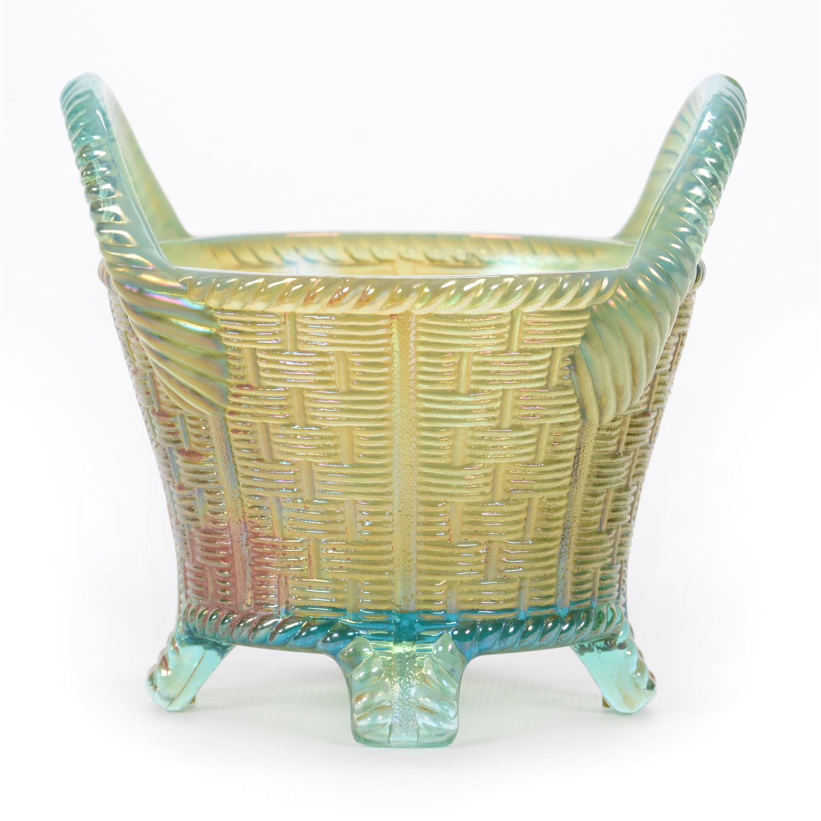 Bushel Basket, Northwood Carnival Glass (1 of 3)