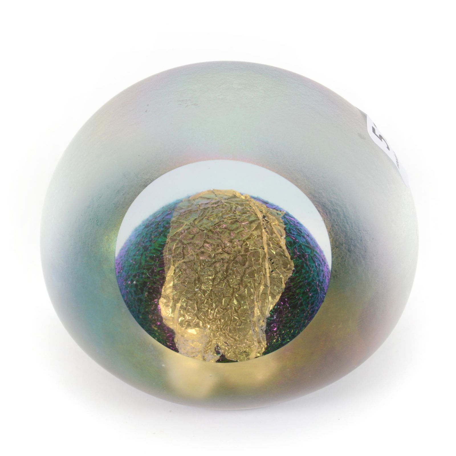 Paperweight, Contemporary Art Glass Signed Eickholt (1 of 3)