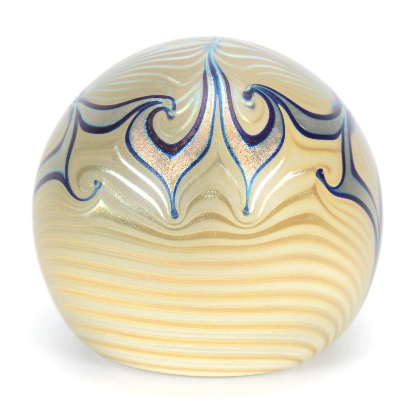 Paperweight, Contemporary Glass Signed Correia (1 of 3)
