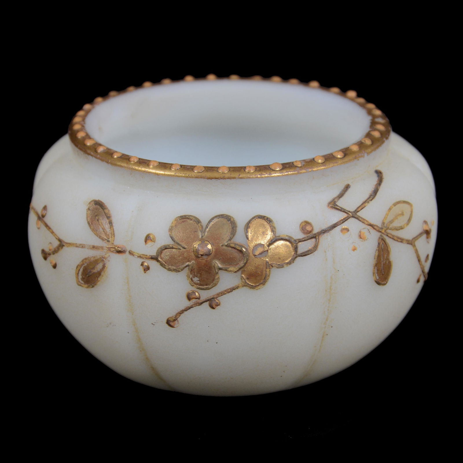 Salt Dip, Unmarked Smith Brothers Art Glass (1 of 3)