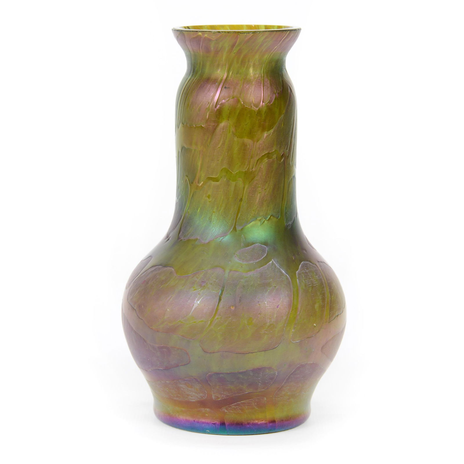 Vase, Unmarked Loetz Style Art Glass (1 of 2)
