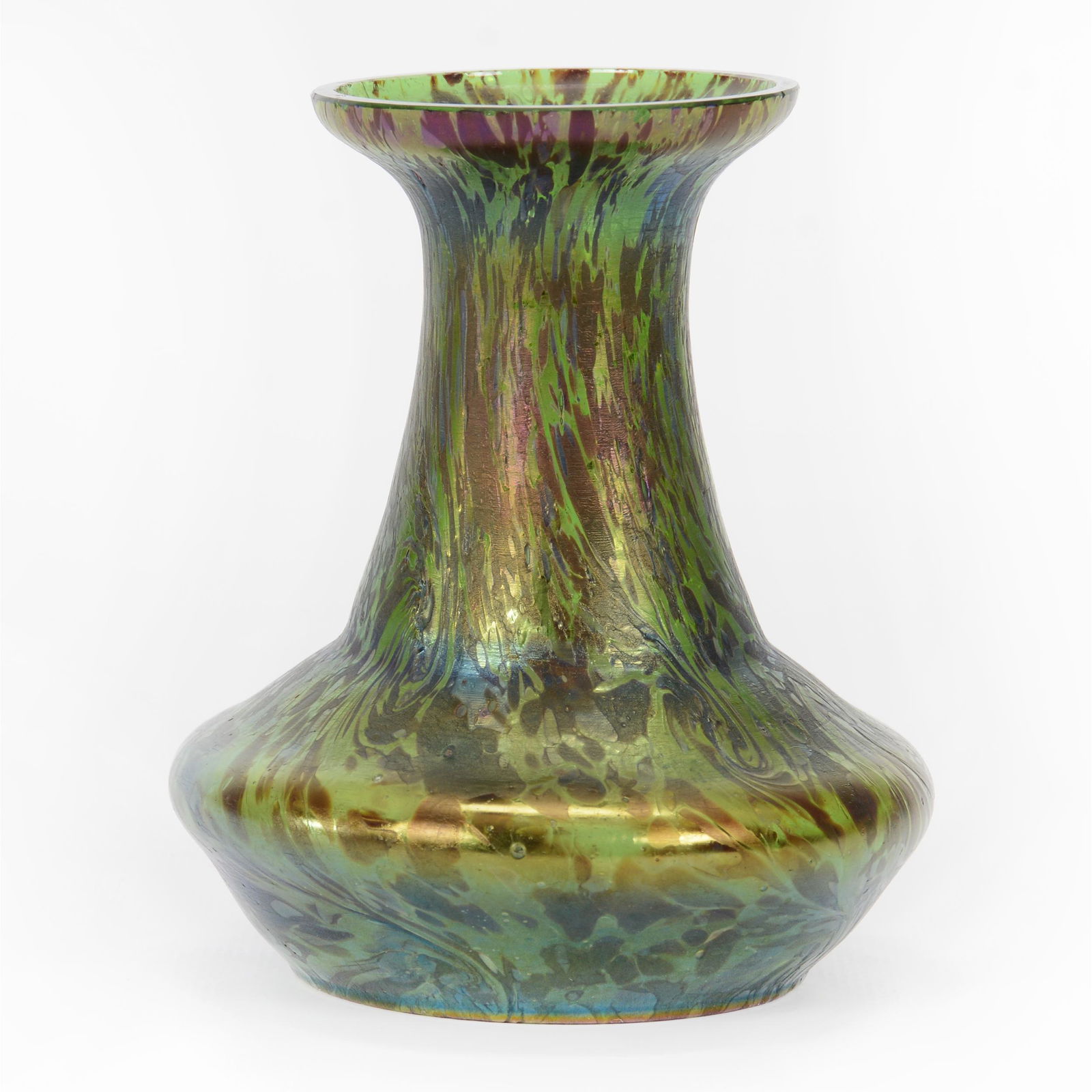 Vase, Unmarked Loetz Style Art Glass (1 of 2)
