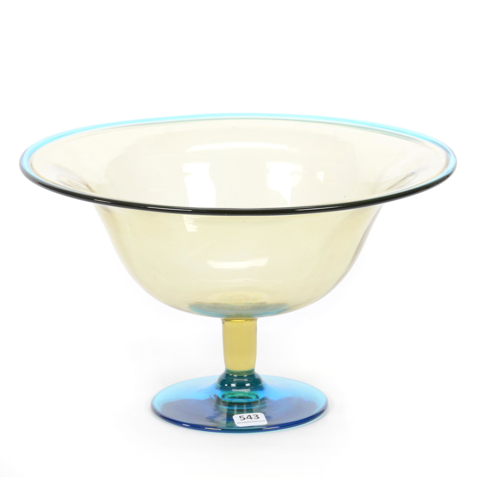 Center Bowl, Unmarked Steuben Art Glass (1 of 2)