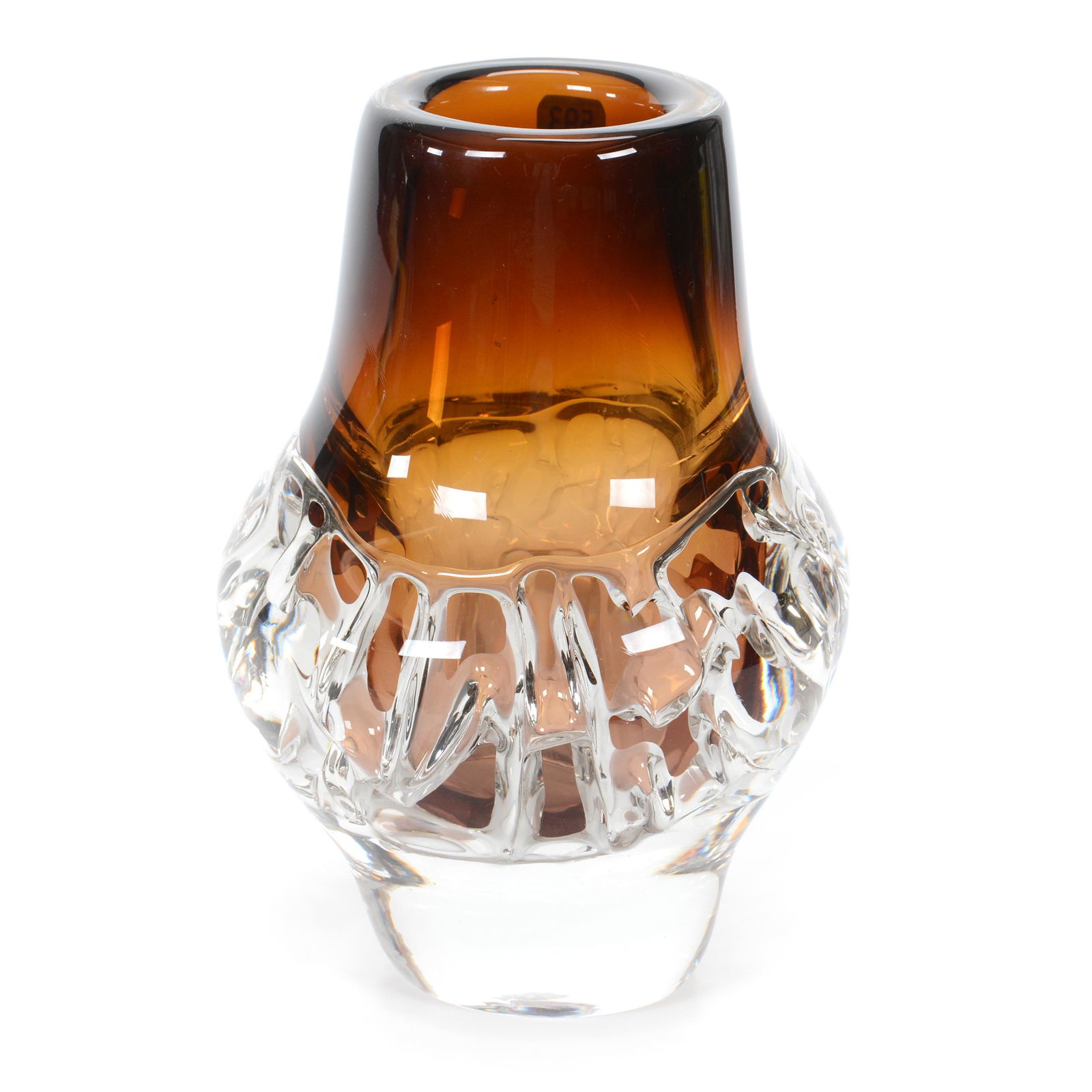 Paperweight Vase, Contemporary Art Glass, Signed (1 of 3)