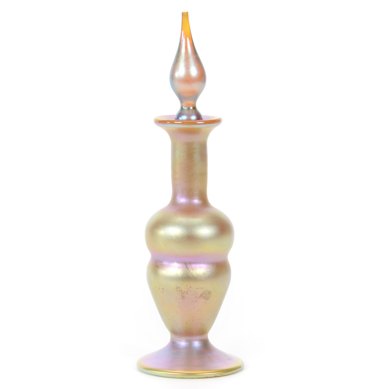 Pedestal Perfume, Contemporary Art Glass, Unmarked (1 of 4)