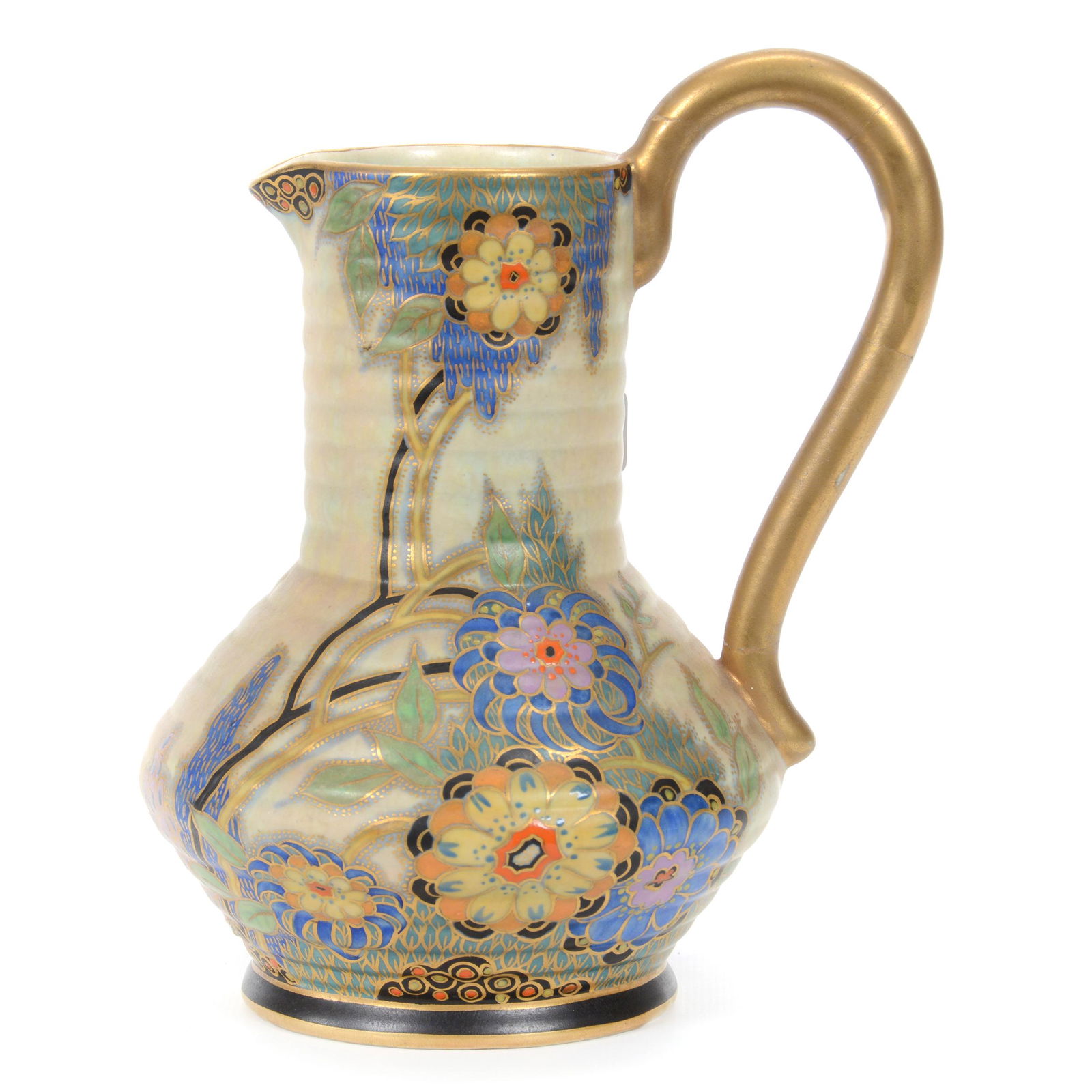 Pitcher, Unmarked Art Pottery (1 of 5)