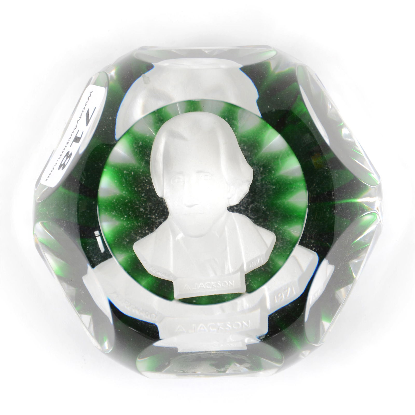 Paperweight Signed Baccarat Sulphide Limited Edition (1 of 4)