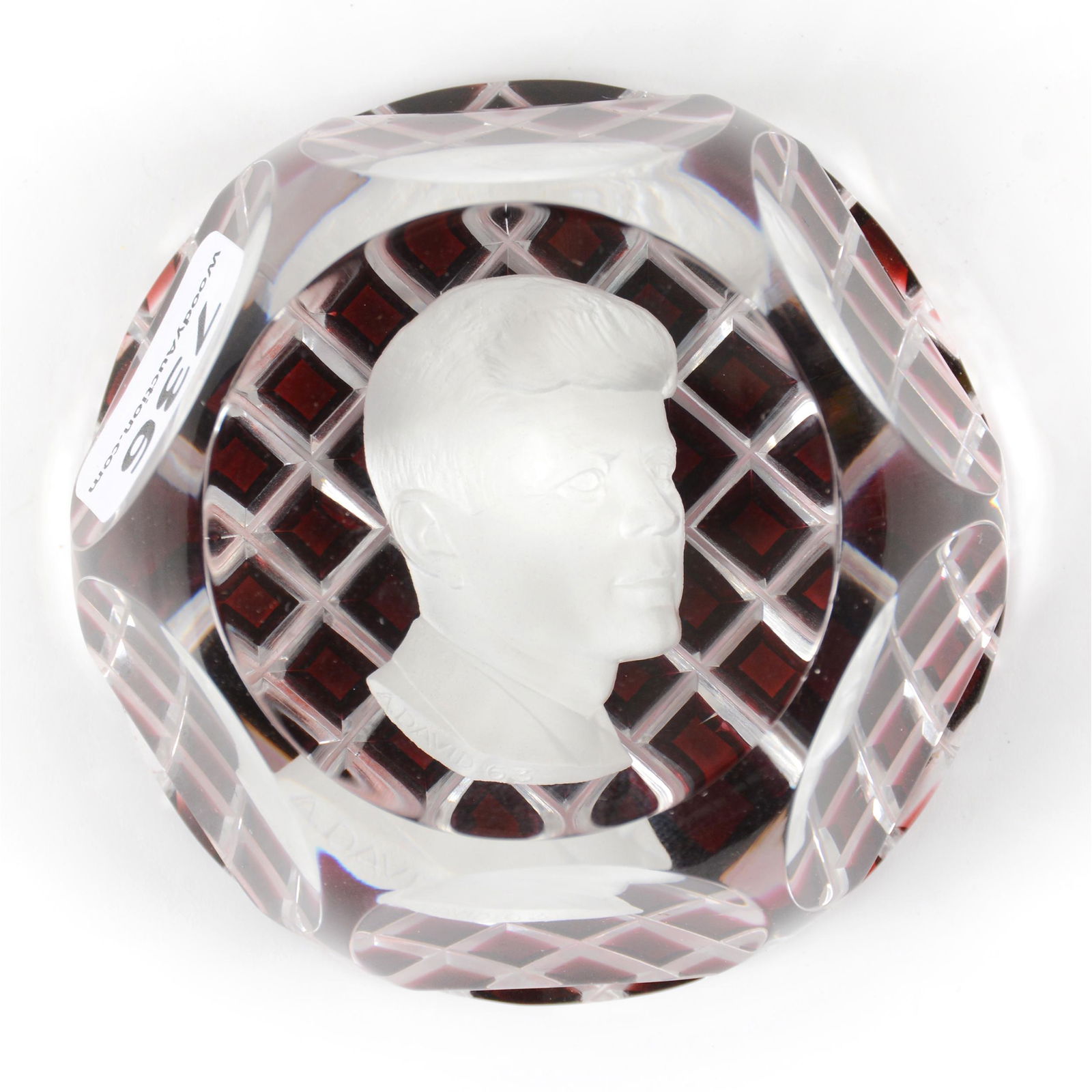Paperweight Signed Baccarat Sulphide Limited Edition (1 of 4)