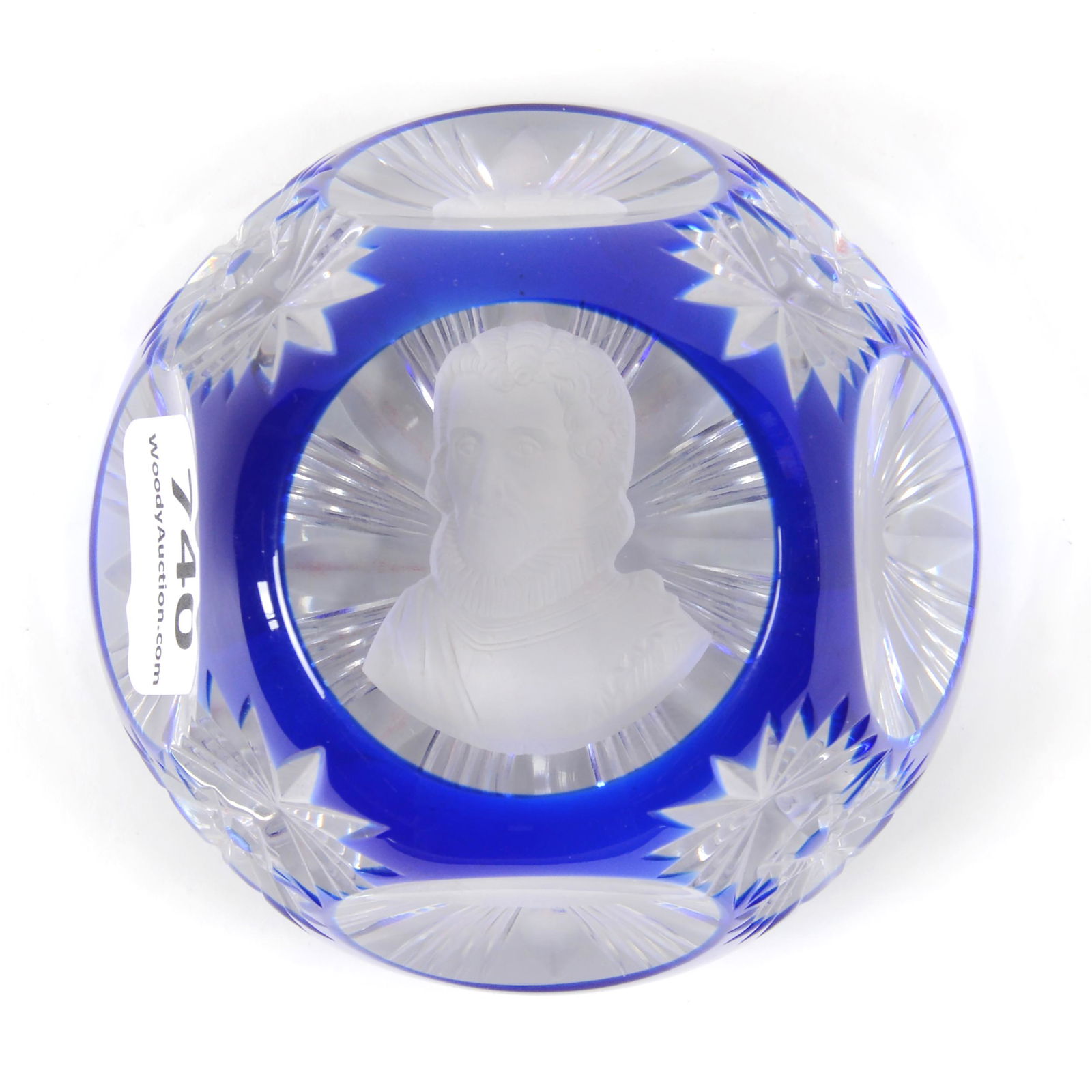 Paperweight Signed Cristalleries d'Albert Sulphide (1 of 3)
