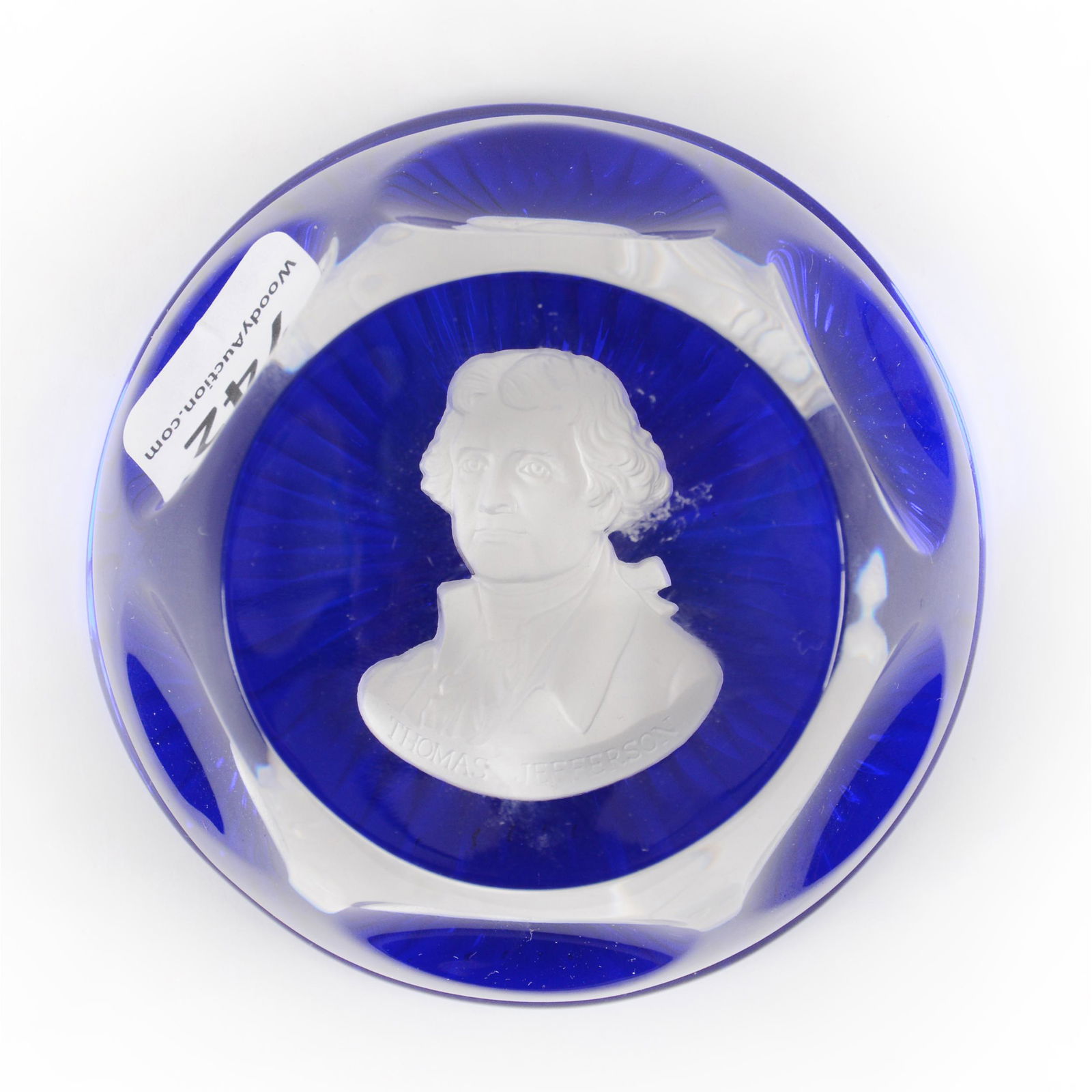 Paperweight Signed Cristalleries d'Albert Sulphide (1 of 3)