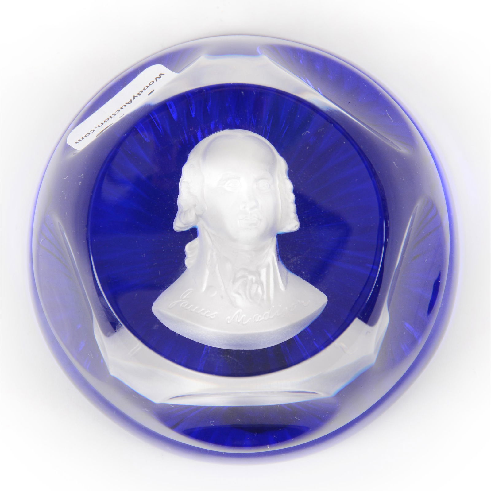 Paperweight Signed Cristalleries d'Albert Sulphide (1 of 3)