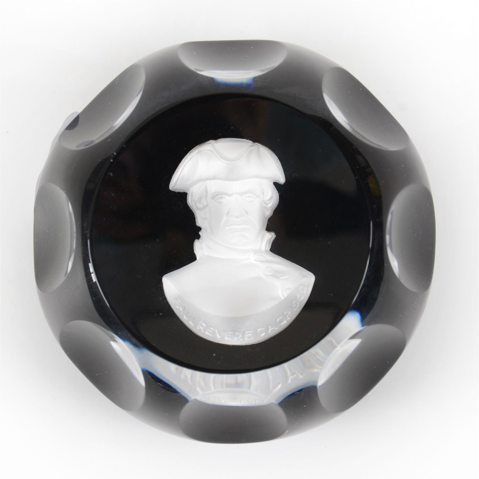 Paperweight Signed Cristalleries d'Albert Sulphide (1 of 3)