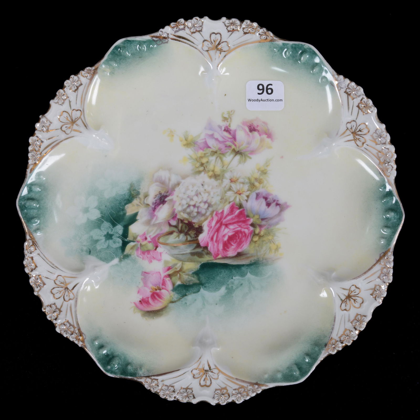 Plate Marked R. S. Prussia, Point And Clover Mold (1 of 2)