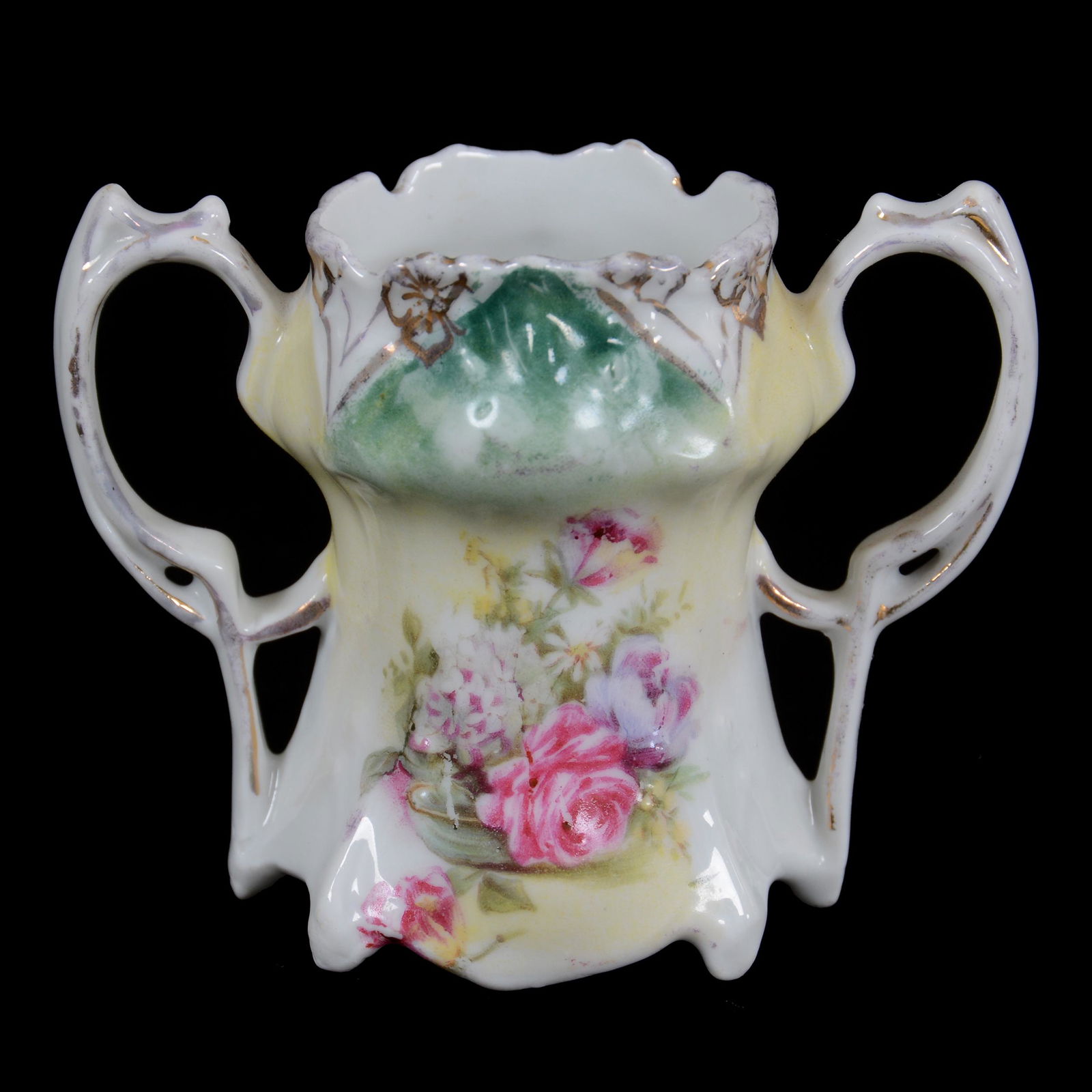 Toothpick Holder Marked R. S. Prussia, Point And Clover (1 of 3)