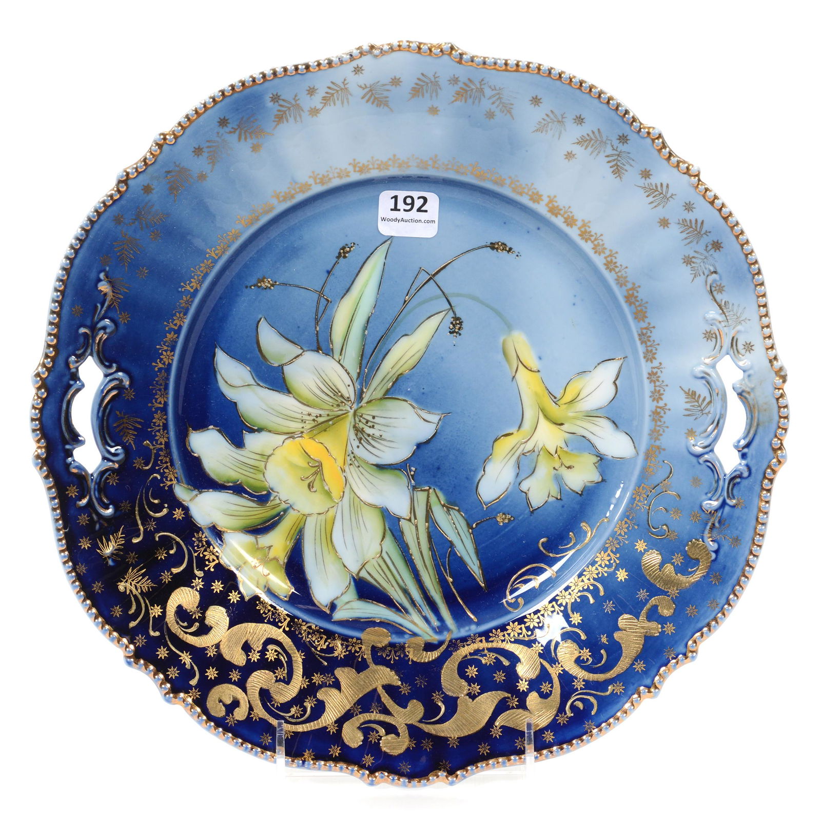 Cake Plate Marked Saxe Altenburg (1 of 2)