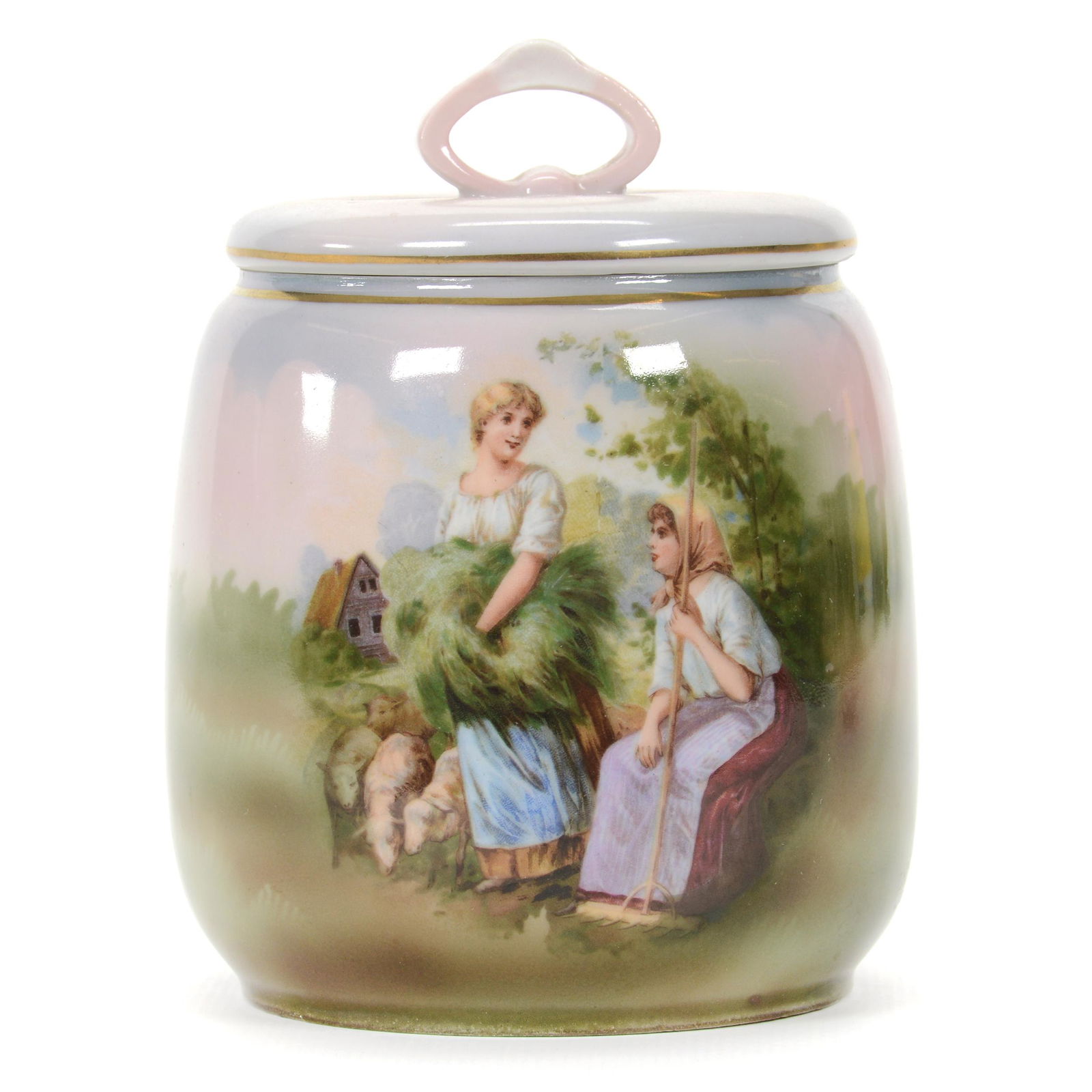 Covered Jar Marked R.S. Germany (1 of 3)