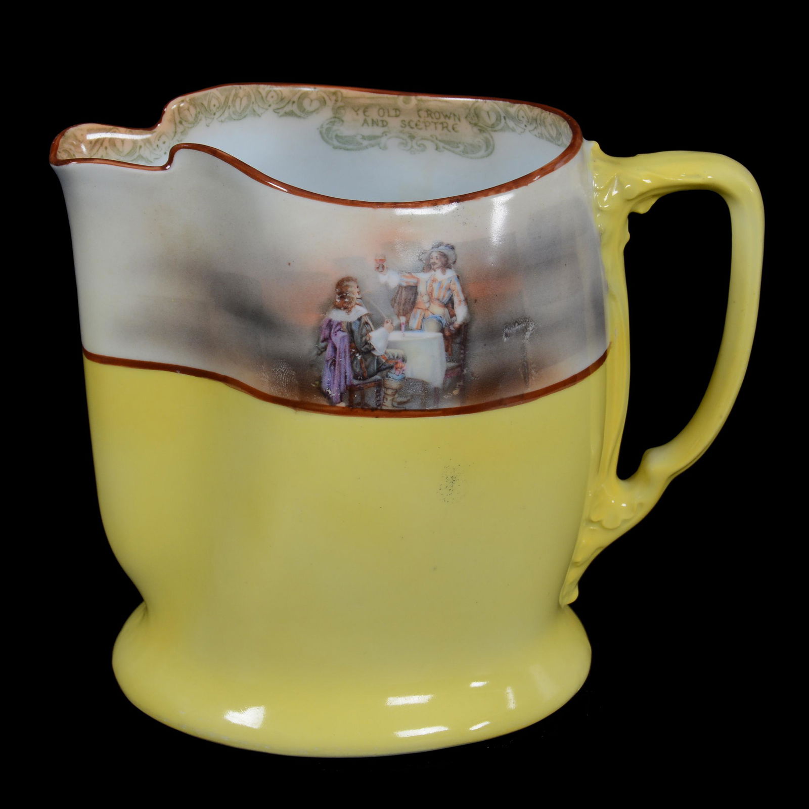 Pitcher, Royal Bayreuth (Blue Mark), Cavalier Decor (1 of 4)