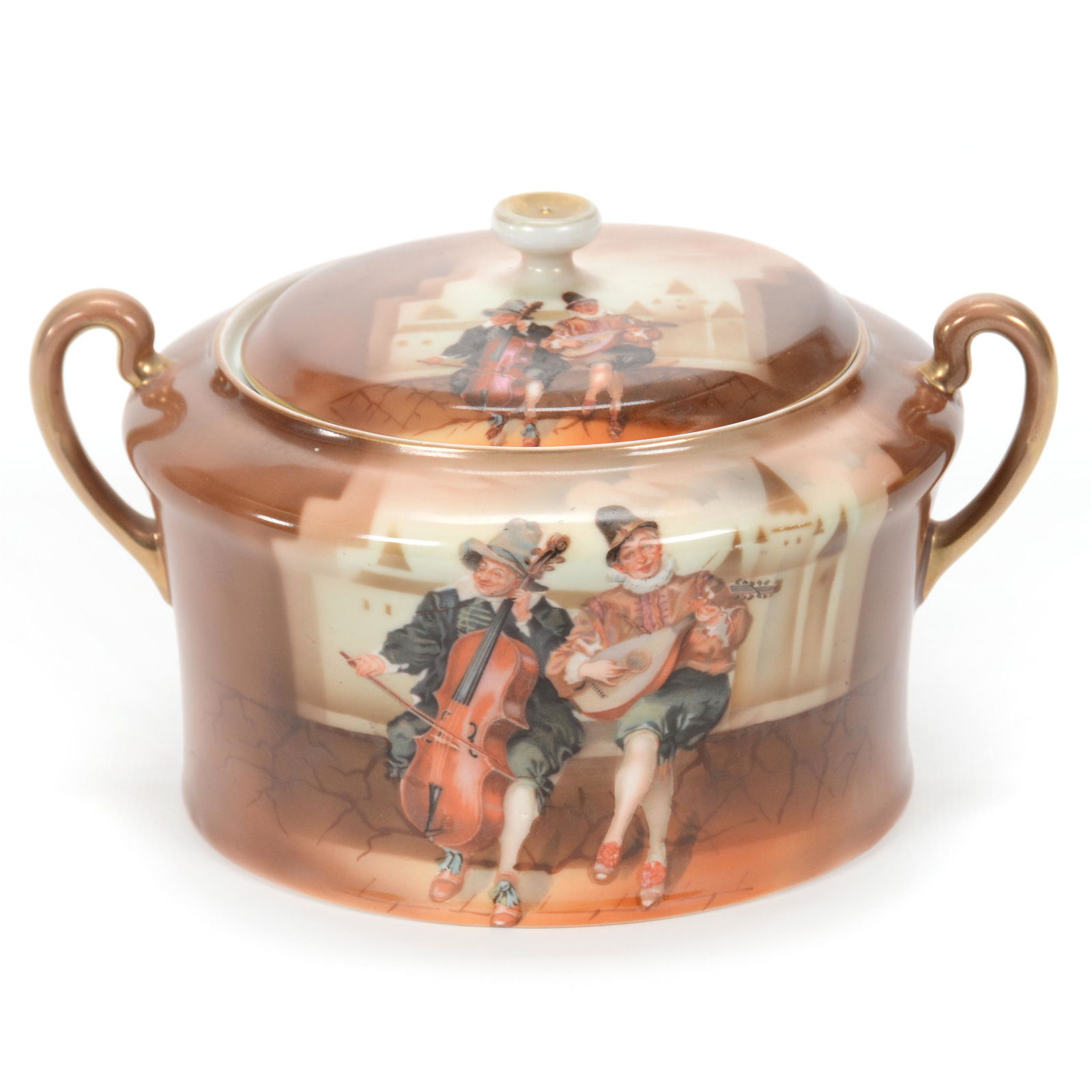 Cracker Jar, Royal Bayreuth (Blue Mark), Musicians (1 of 3)