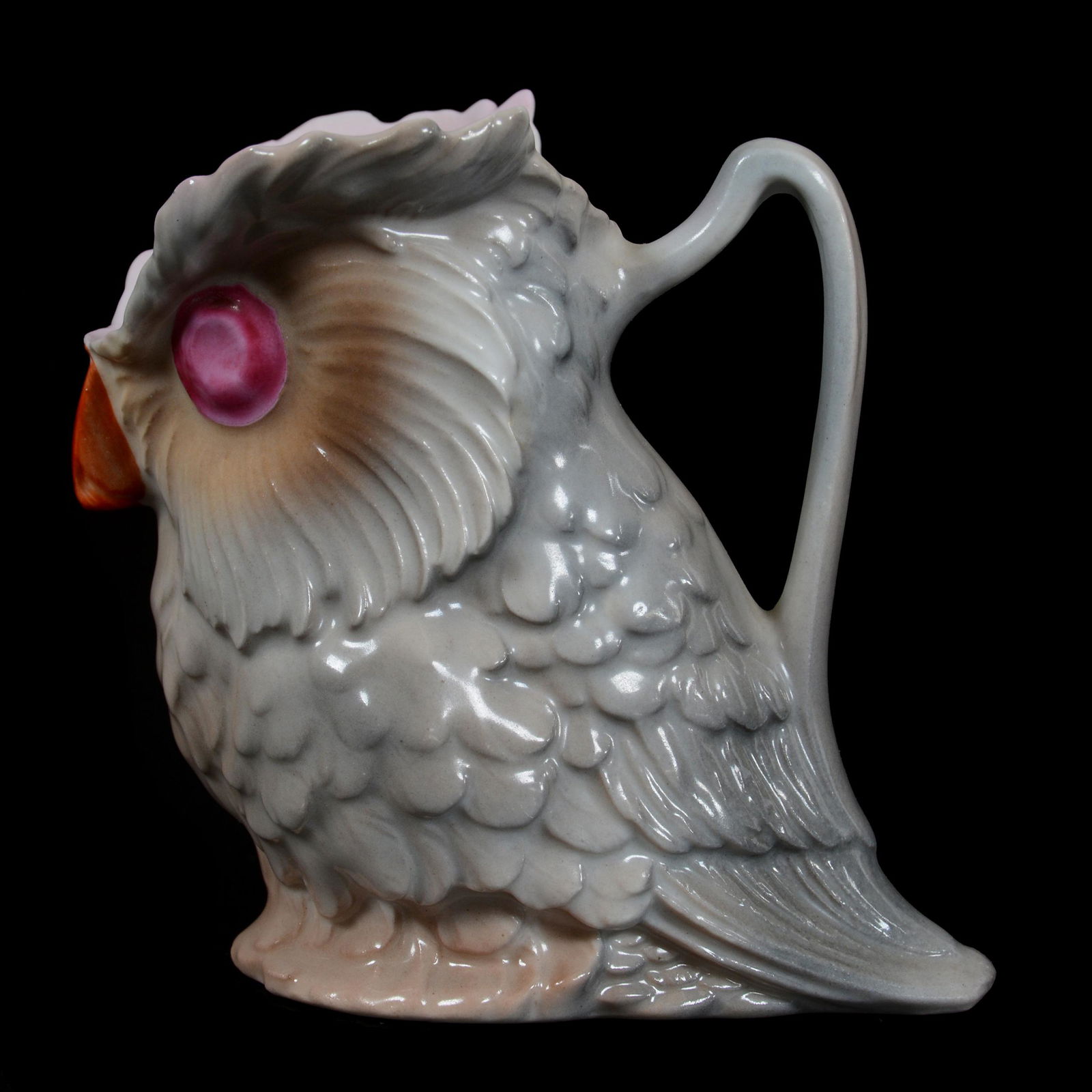 Creamer, Royal Bayreuth (Blue Mark), Figural Owl (1 of 3)